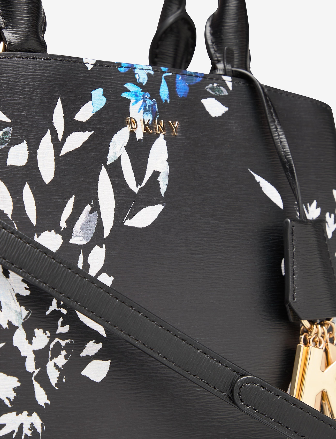 DKNY Bags - PAIGE-MD SATCHEL FLO - blk multi - 3