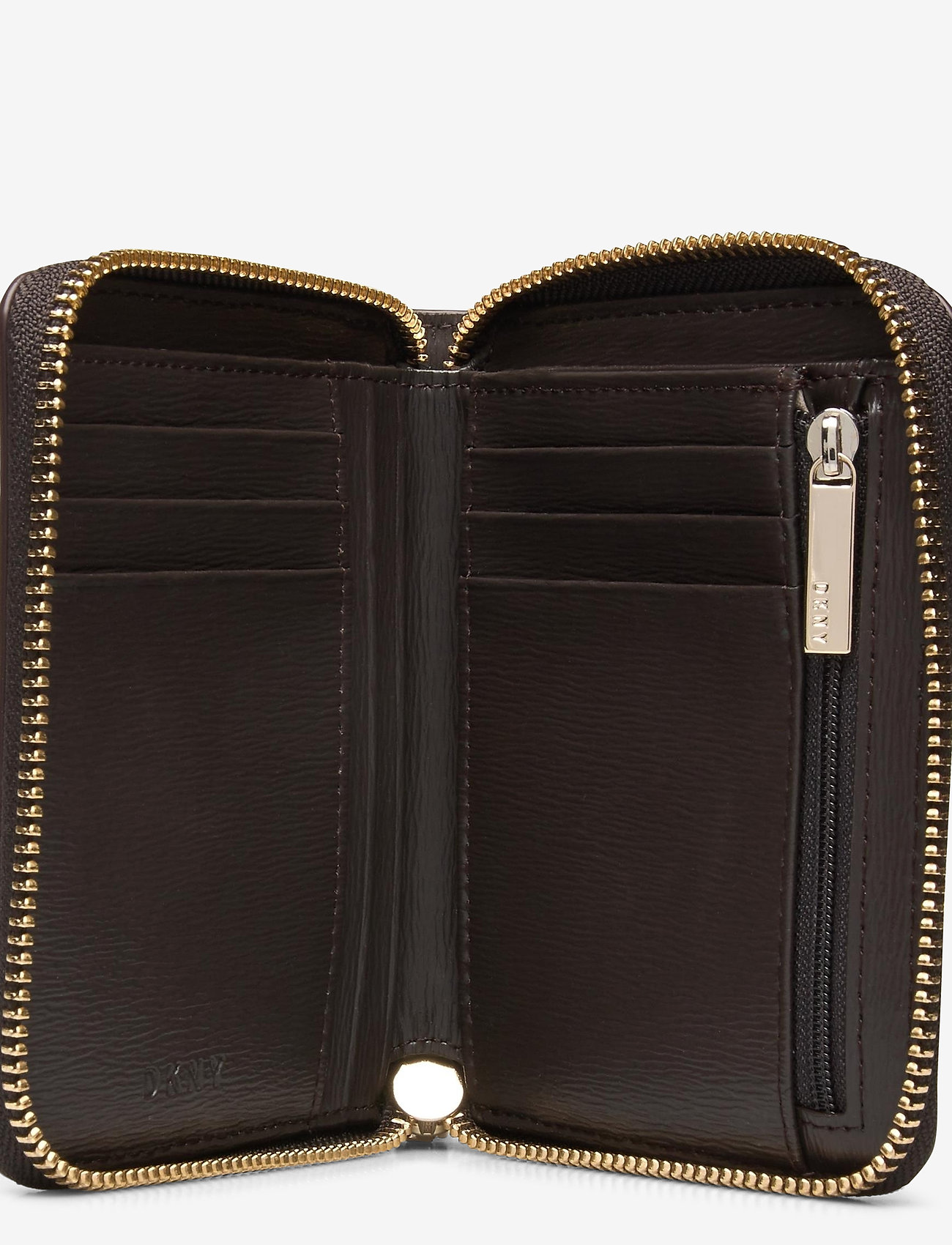 DKNY Bags - BRYANT-SM ZIP AROUND - dk chocolate - 4