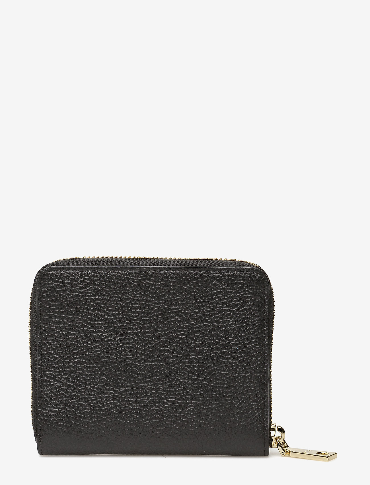 DKNY Bags - SM ZIP AROUND- PEBBL - blk/gold - 1