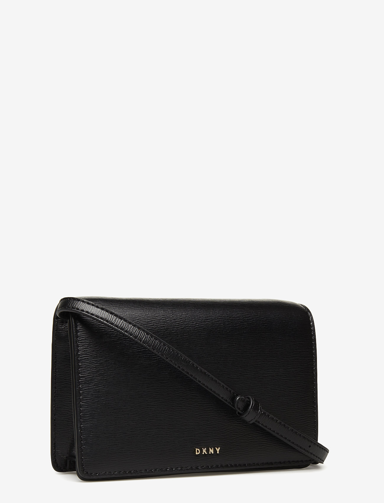 DKNY Bags - BRYANT-SM FLAP CBODY - blk/gold - 2