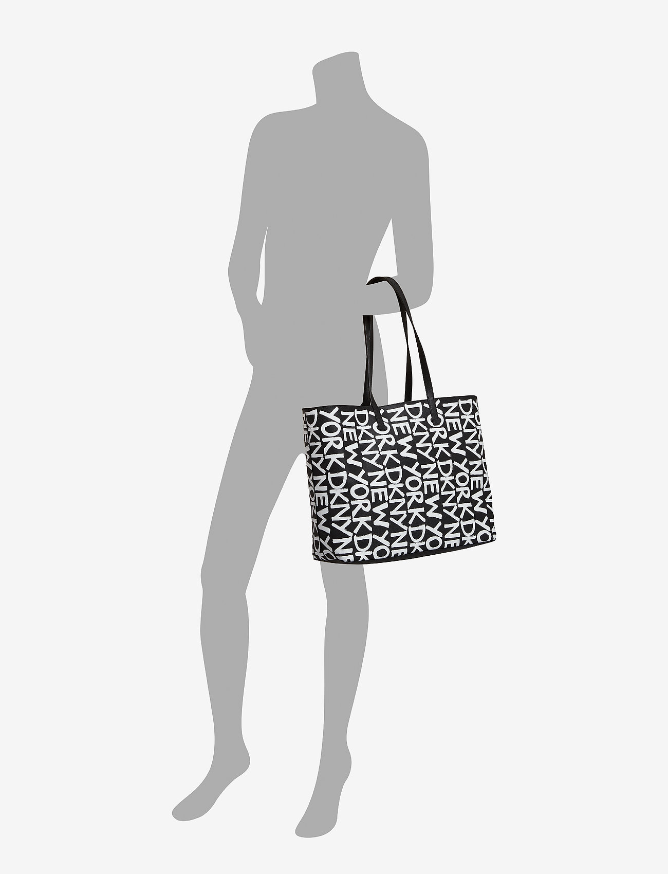 DKNY Bags - BRAYDEN - blk/wht - 5