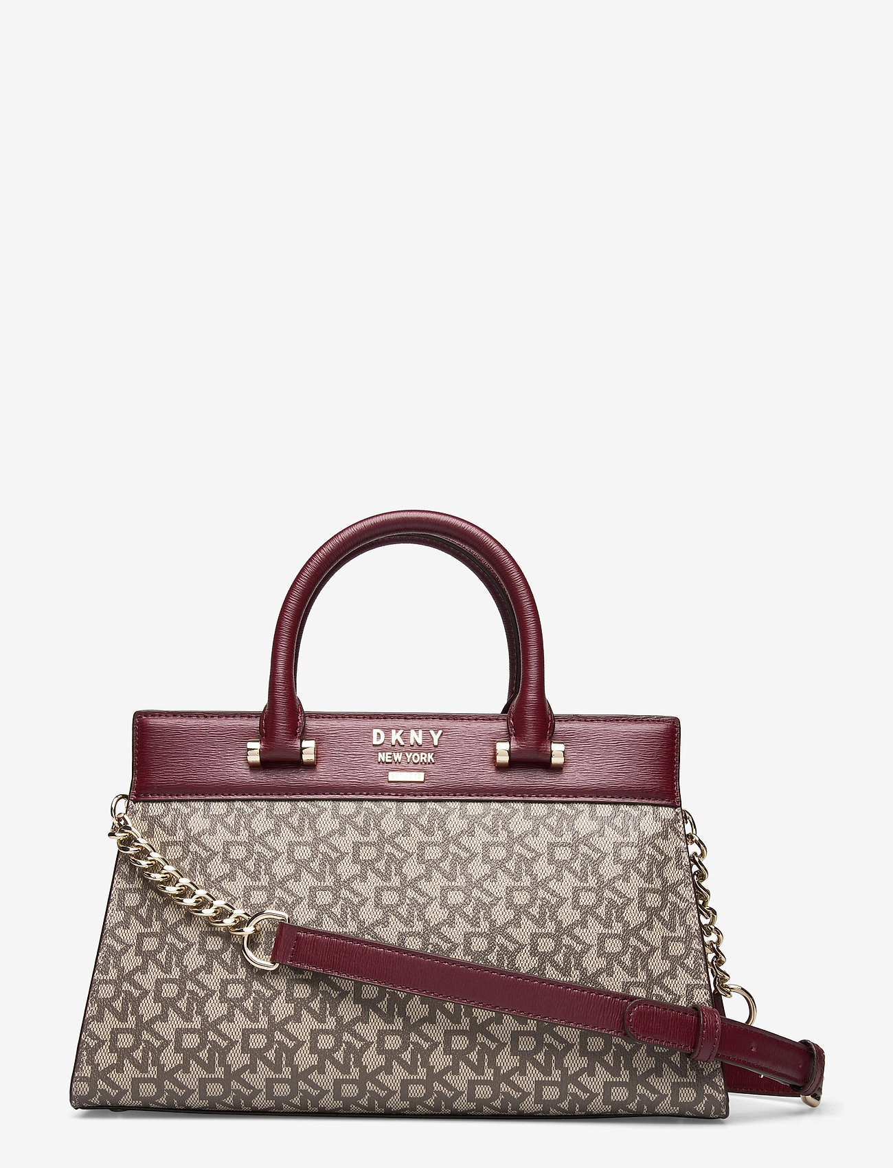 DKNY Bags - AVA-SATCHEL-T&C LOGO - ecru/bld red - 0
