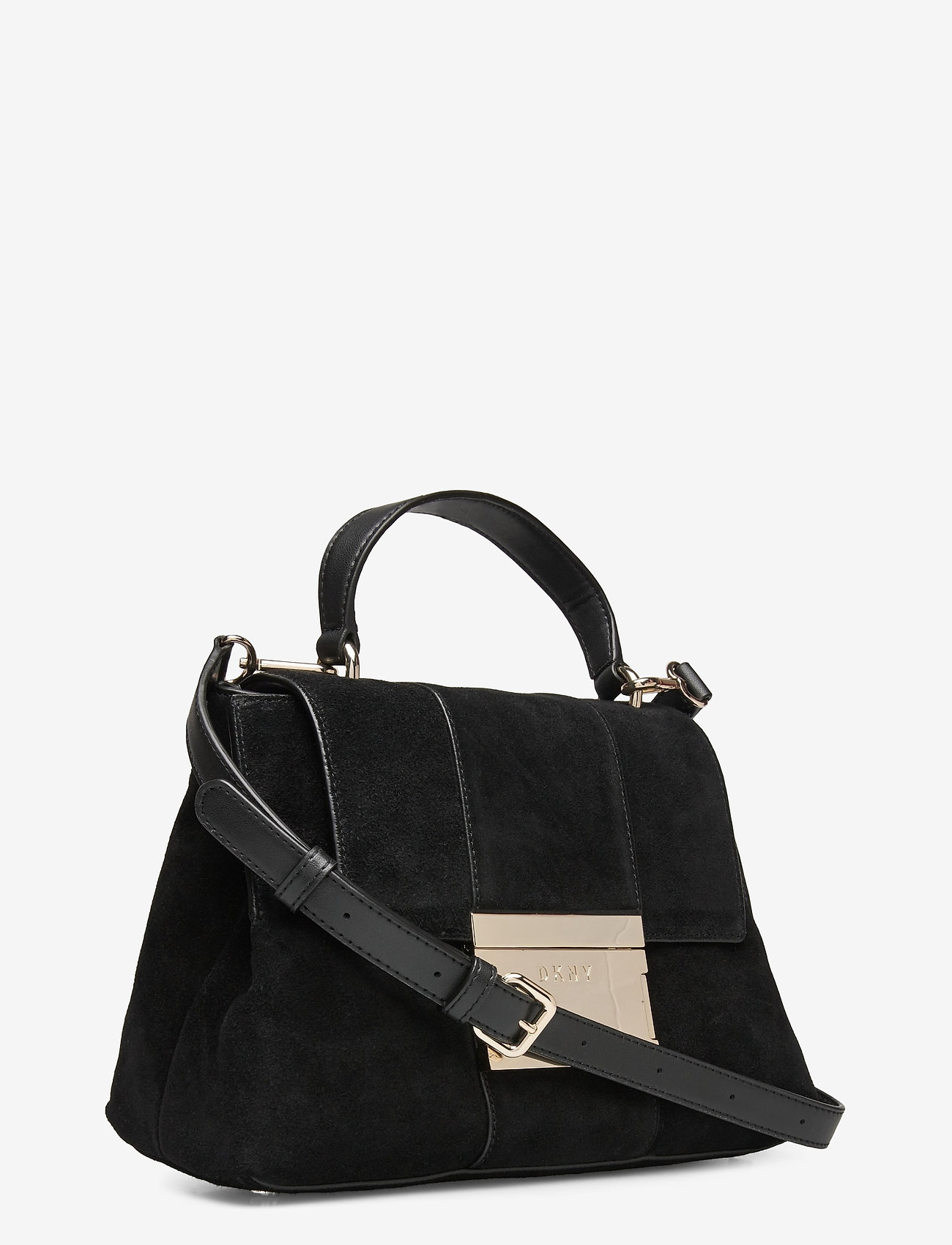 DKNY Bags - ADAM-TH SATCHEL-SUED - blk/gold - 2