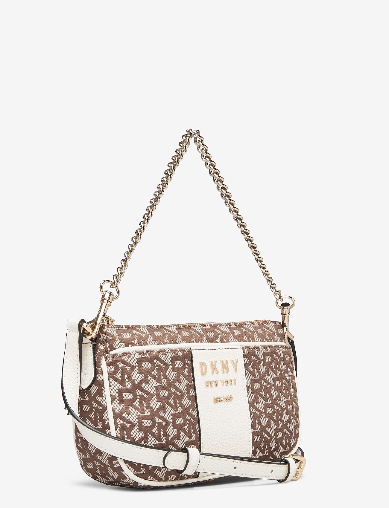 DKNY Bags - NOHO-DEMI-LOGO JQD - chino/white - 2