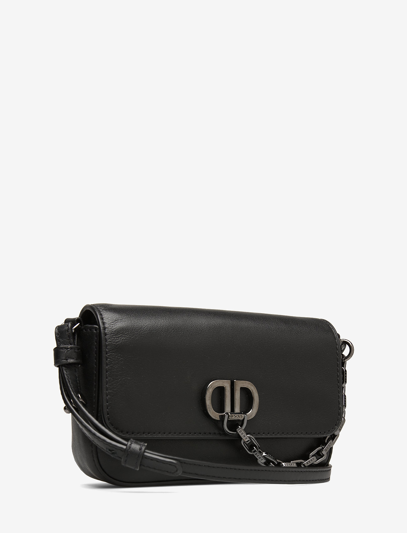 DKNY Bags - LINTON-FLAP DEMI - blk/gunmetal - 2
