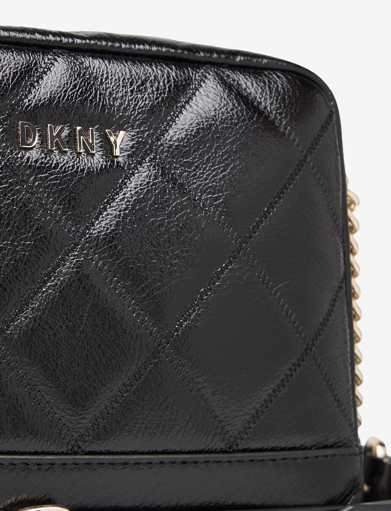 DKNY Bags - SOFIA-DBL CHAIN SHOU - blk/gold - 3