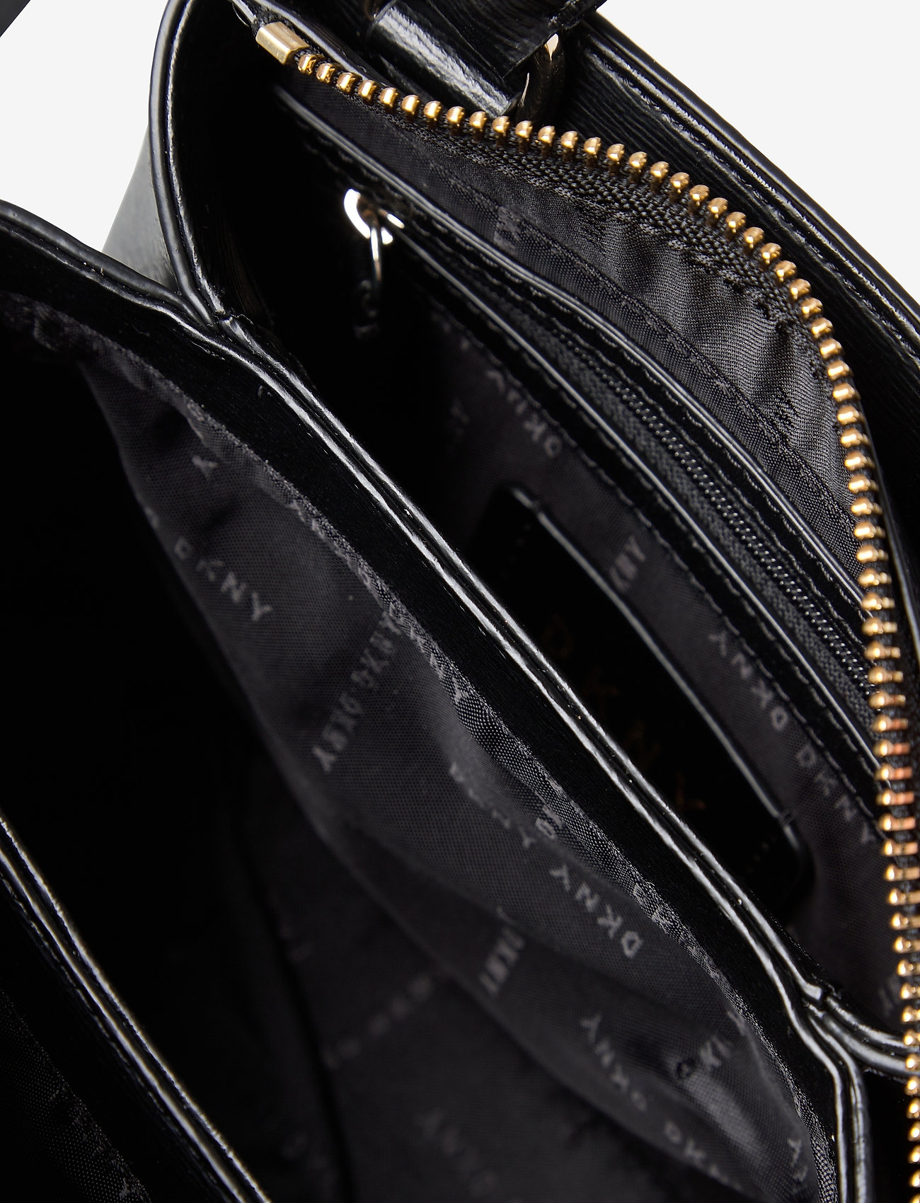DKNY Bags - PAIGE-SM SATCHEL - blk/gold - 4