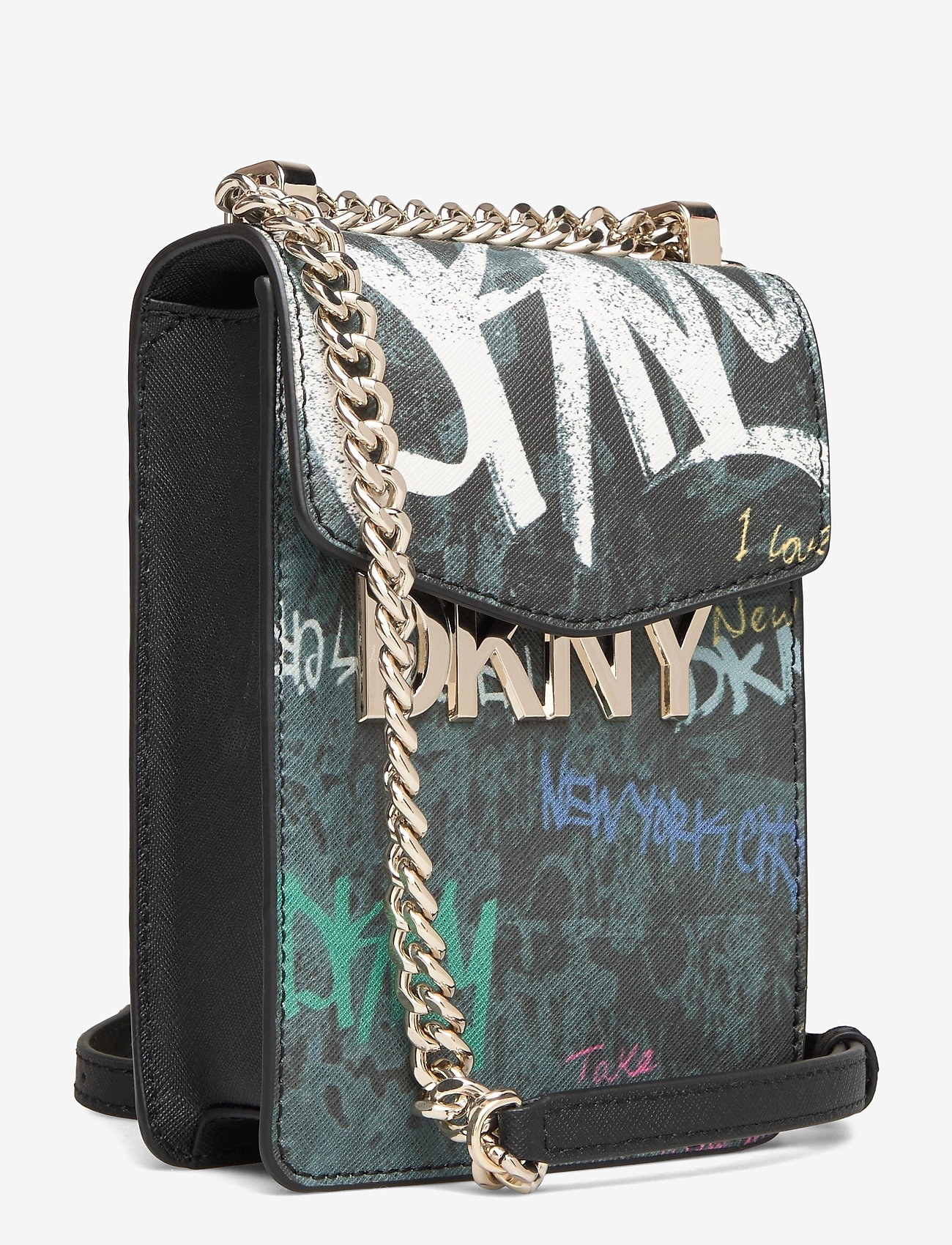 DKNY Bags - PENELOPE-NS PHONE CB - blk mlt/white - 2
