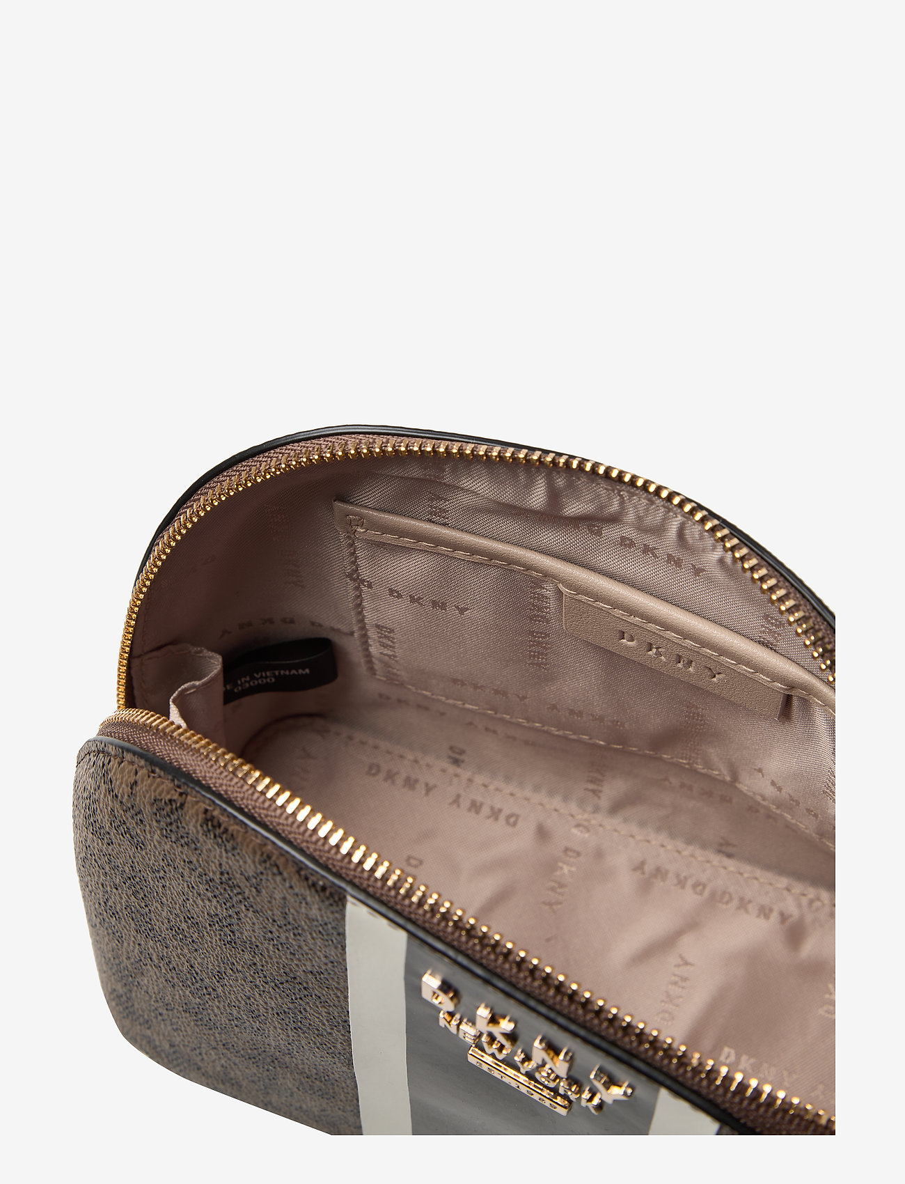 DKNY Bags - WHITNEY-LG COSMETIC - mocha logo blk - 3