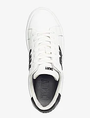DKNY - ABENI - LACE UP SNEAKER - låga sneakers - qzc - brght wt/bk - 3