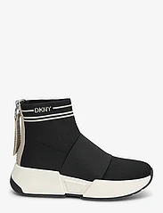 DKNY - MARINI - SLIP ON SNEAKER - sportiska stila apavi bez aizdares - f2o - blk/hmtpn chno - 1