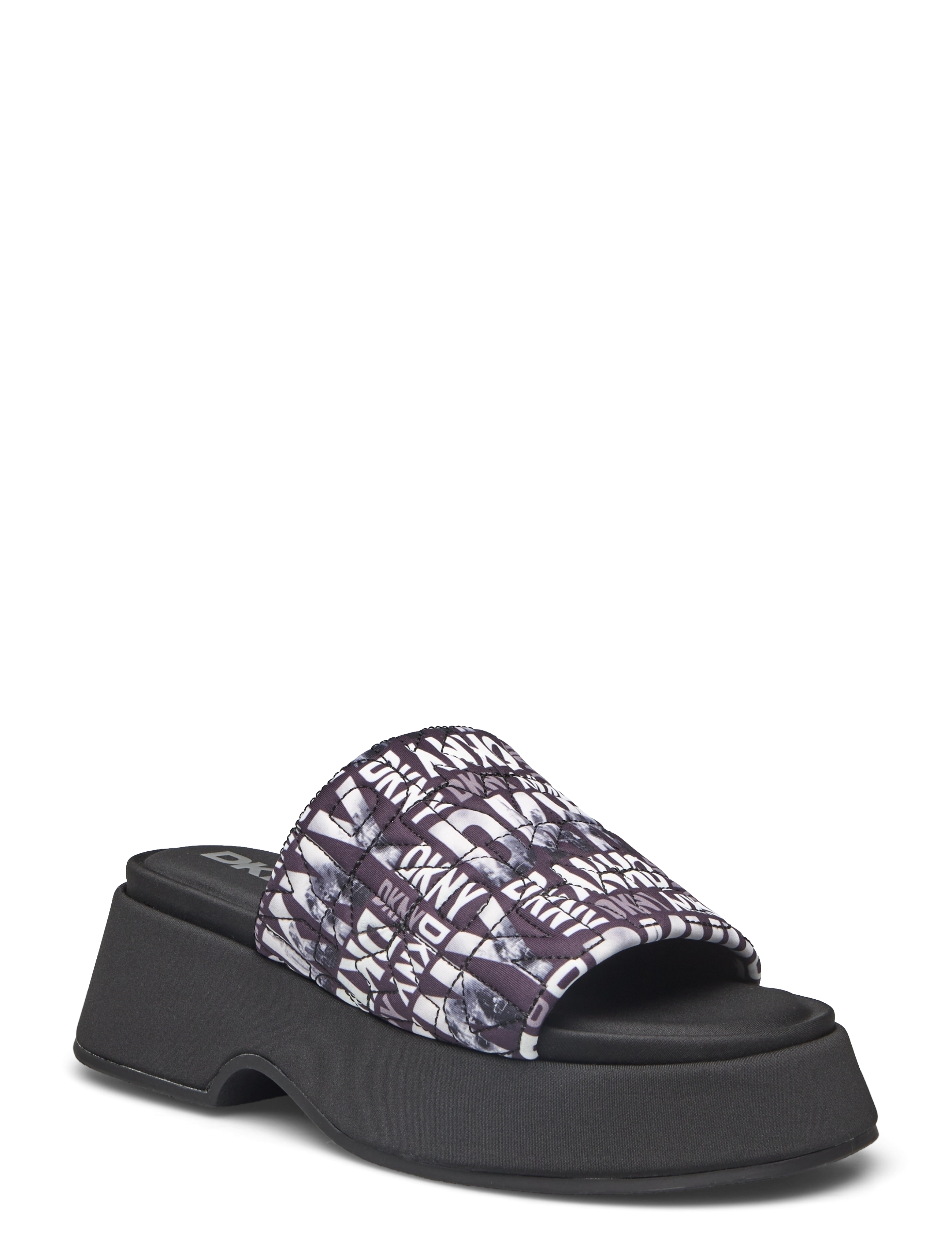 DKNY IDRIS SKYLINE - PEEP - Sandaler - 1BM - BLK MULTI / black
