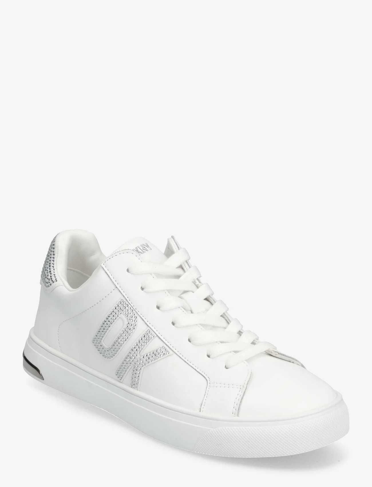 DKNY - ABENI RHINESTONE LOG - niedrige sneakers - 8iw - brt white - 0