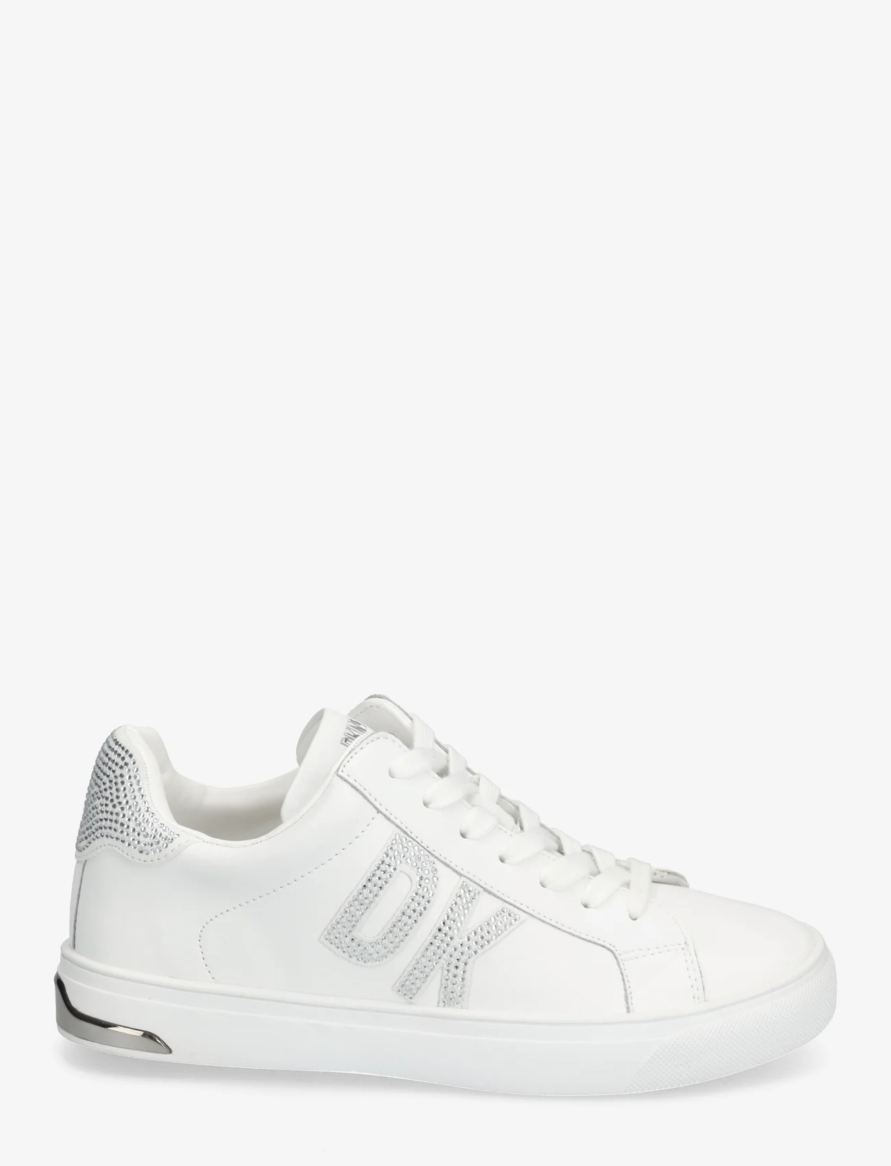 DKNY - ABENI RHINESTONE LOG - sportiska stila apavi ar pazeminātu potītes daļu - 8iw - brt white - 1