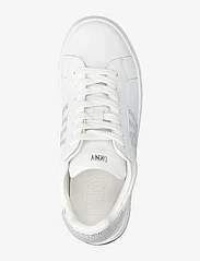 DKNY - ABENI RHINESTONE LOG - sportiska stila apavi ar pazeminātu potītes daļu - 8iw - brt white - 3