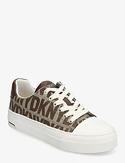 DKNY - YORK - LACE UP SNEAKER - flache schuhe - chi - chino - 0