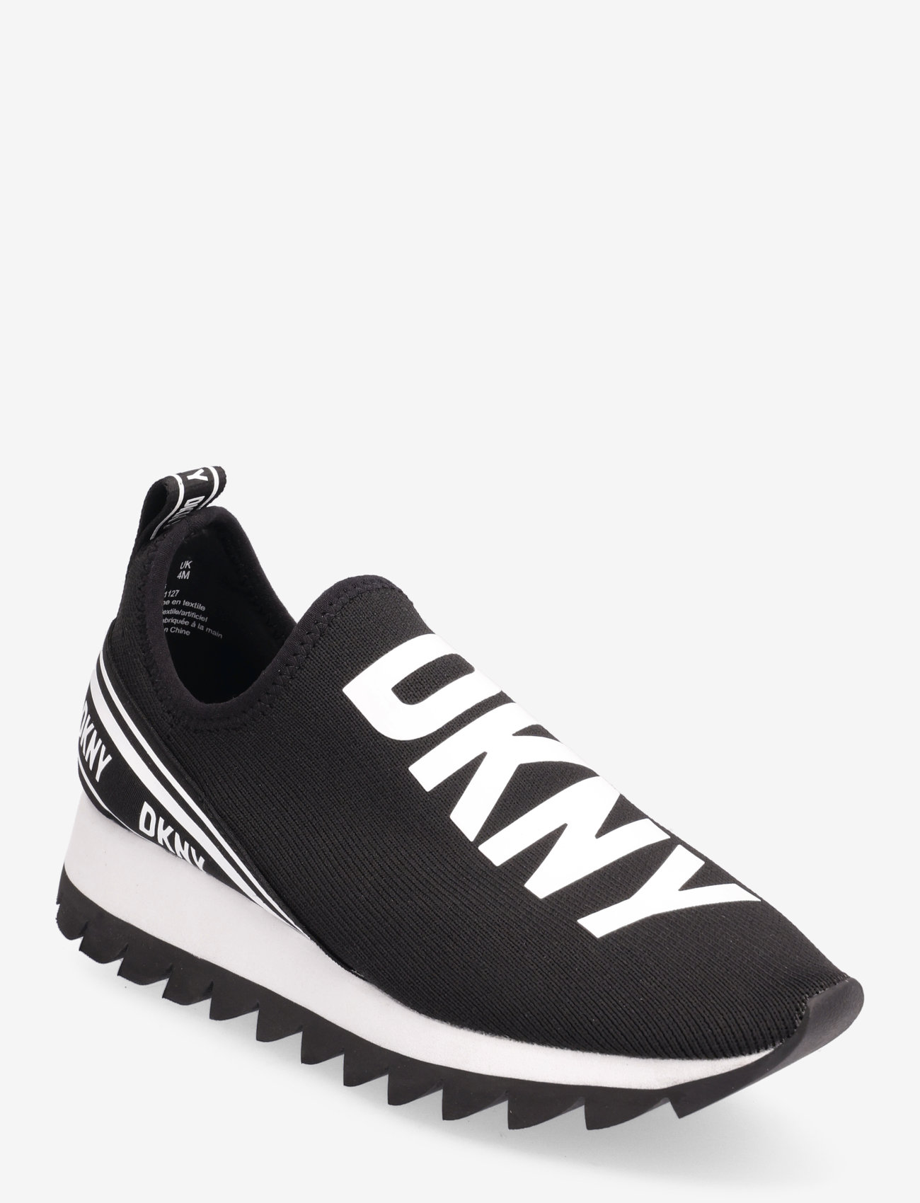 DKNY - ABBI - SLIP ON SNEAKER - laisvalaikio batai be raištelių - 005 - black/white - 0
