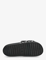 DKNY - ZELLA - FLAT SLIDE - platta sandaler - 005 - black/white - 4