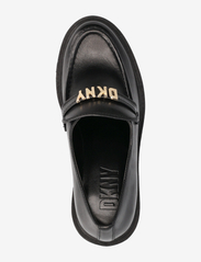 DKNY - ZONA - HEEL MOCCASIN - augstpapēžu loafer stila apavi - blk - black - 3