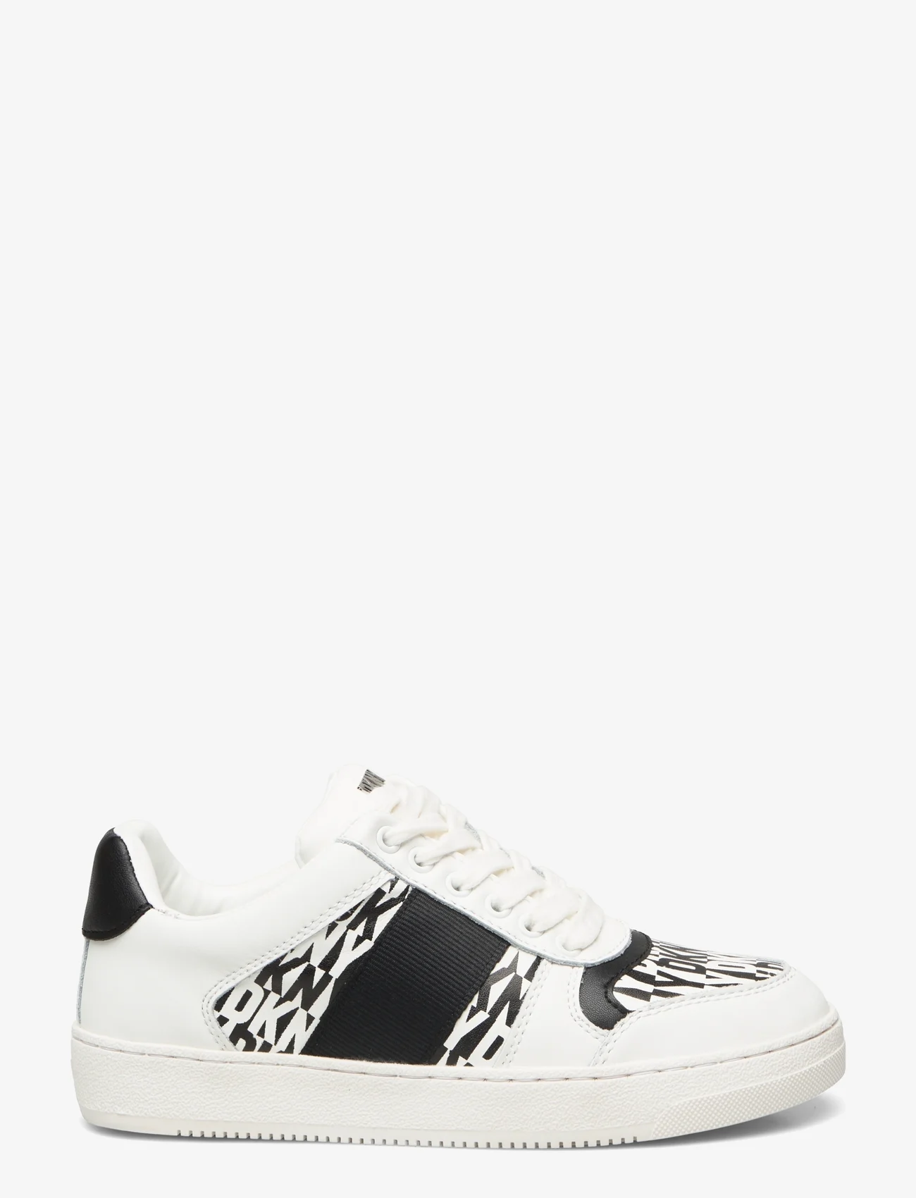 DKNY - ODLIN - sportiska stila apavi ar pazeminātu potītes daļu - black/white - 1