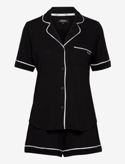 DKNY Homewear - DKNY NEW SIGNATURE S/S TOP & BOXER PJ - black - 0