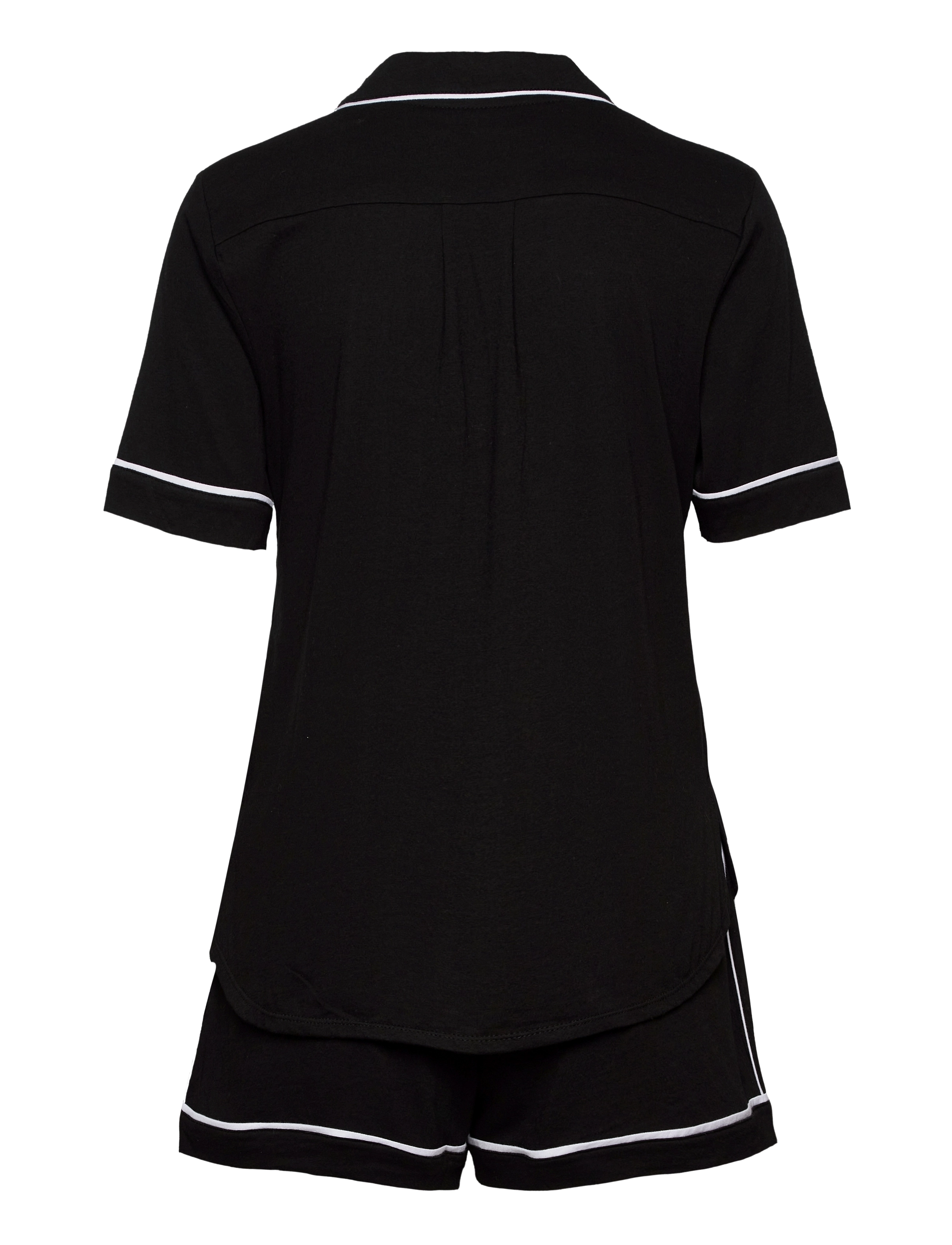 DKNY Homewear - DKNY NEW SIGNATURE S/S TOP & BOXER PJ - black - 1