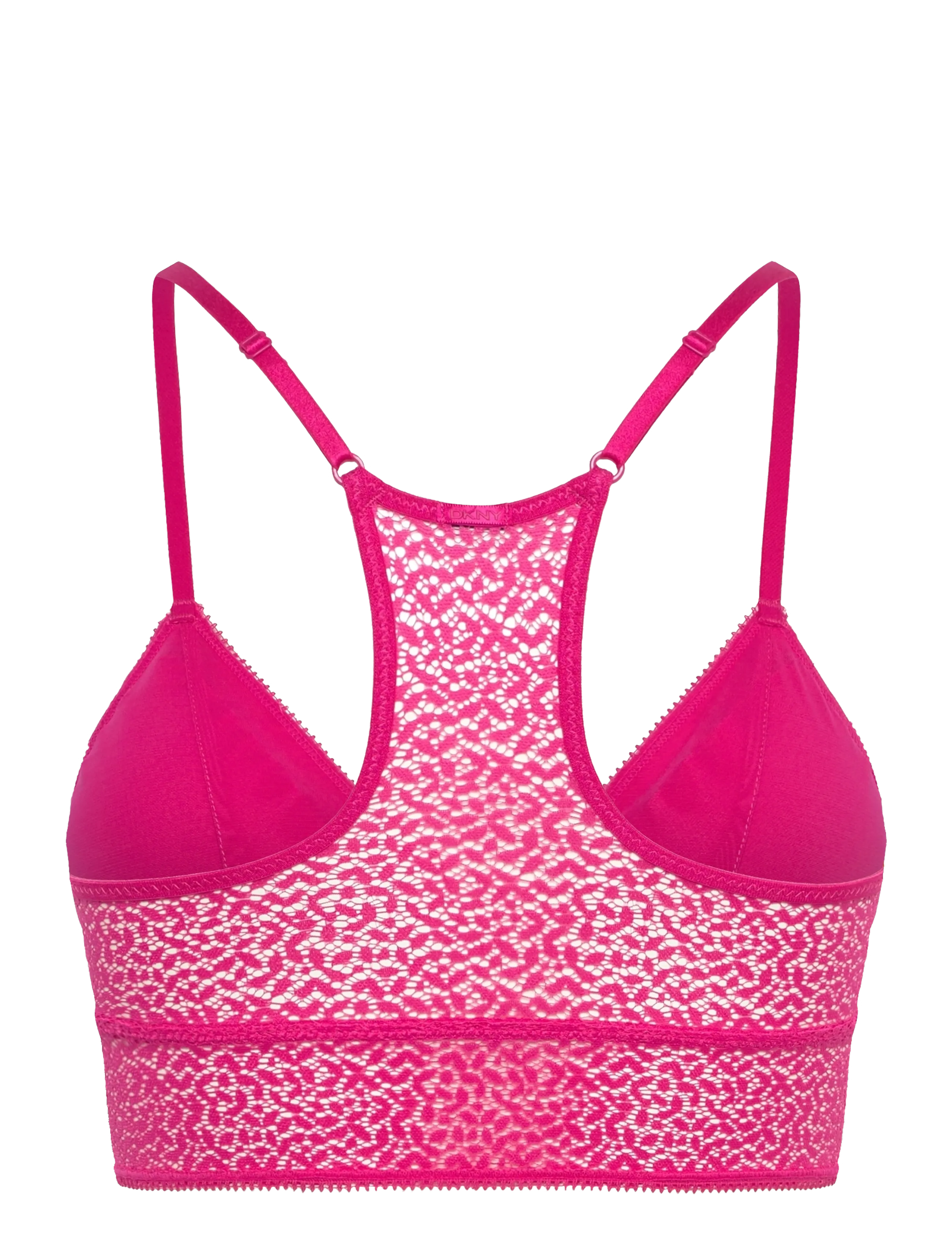 DKNY Homewear - Dkny Modern Lace Racerback Longline - bralette - beet - 2