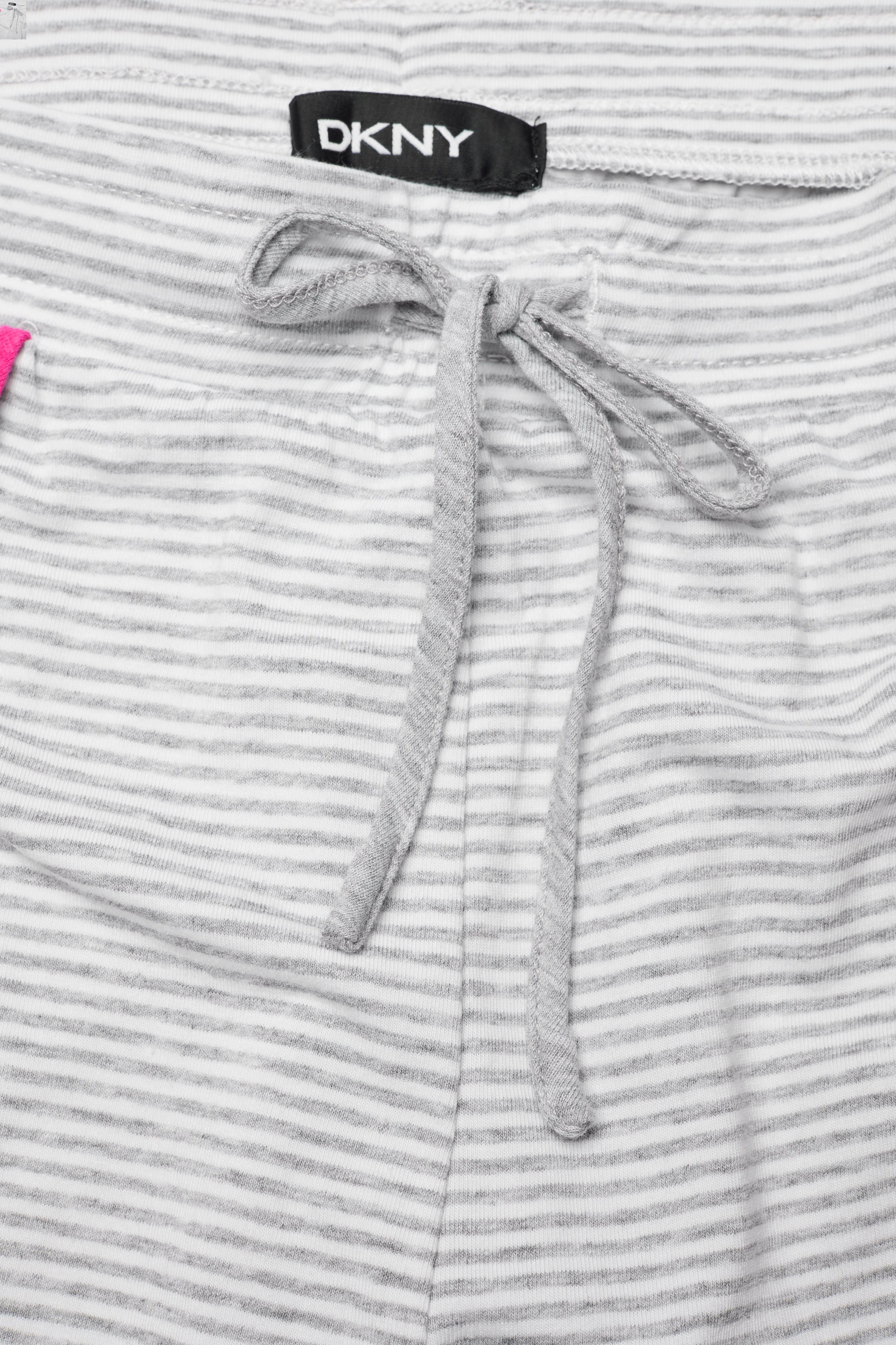 DKNY Homewear - DKNY BE BOLD BE YOU S/S TOP&JOGGE PJ SET - grey htr stripe - 5