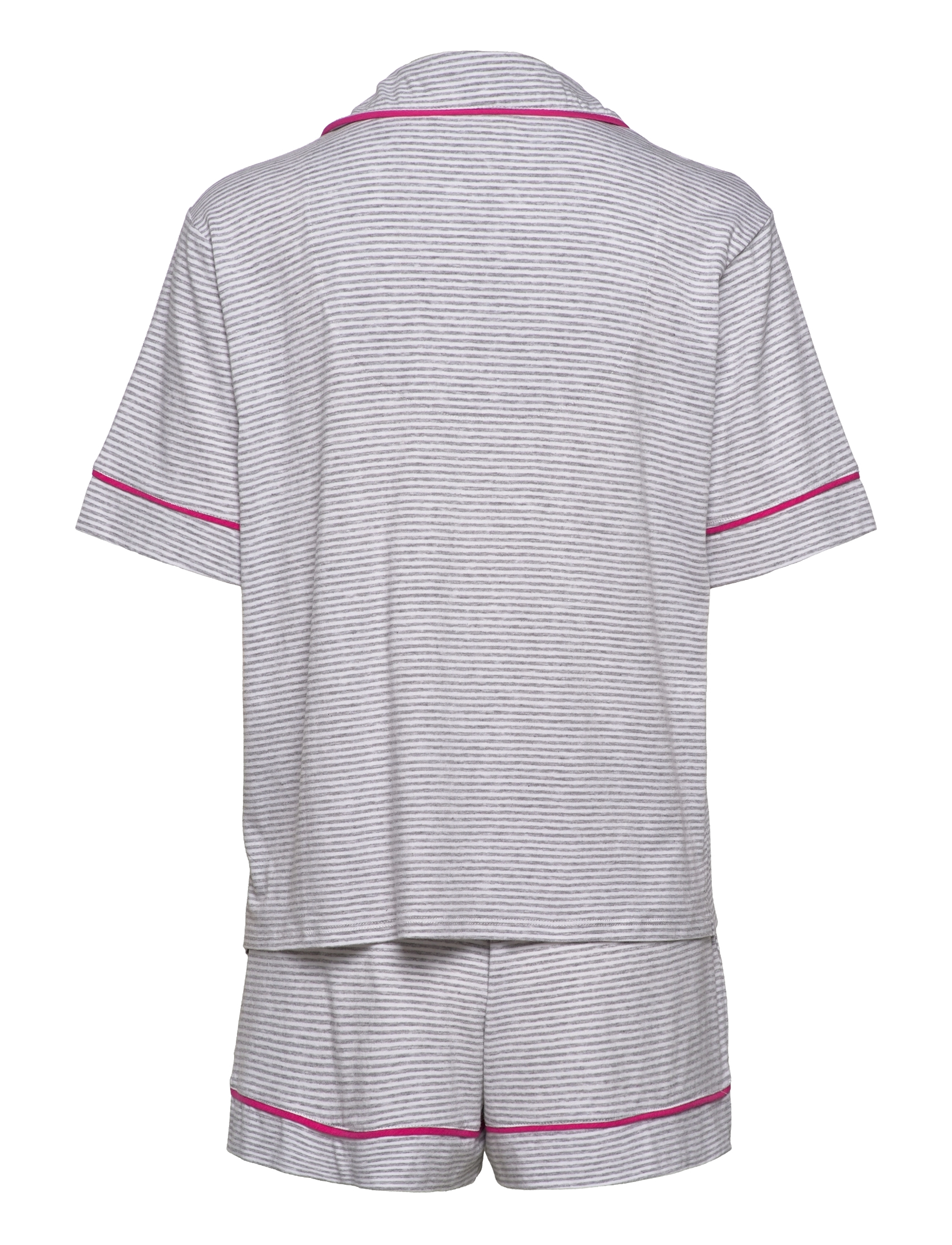 DKNY Homewear - DKNY BE BOLD BE YOU S/S TOP&BOXER PJ SET - grey htr stripe - 1