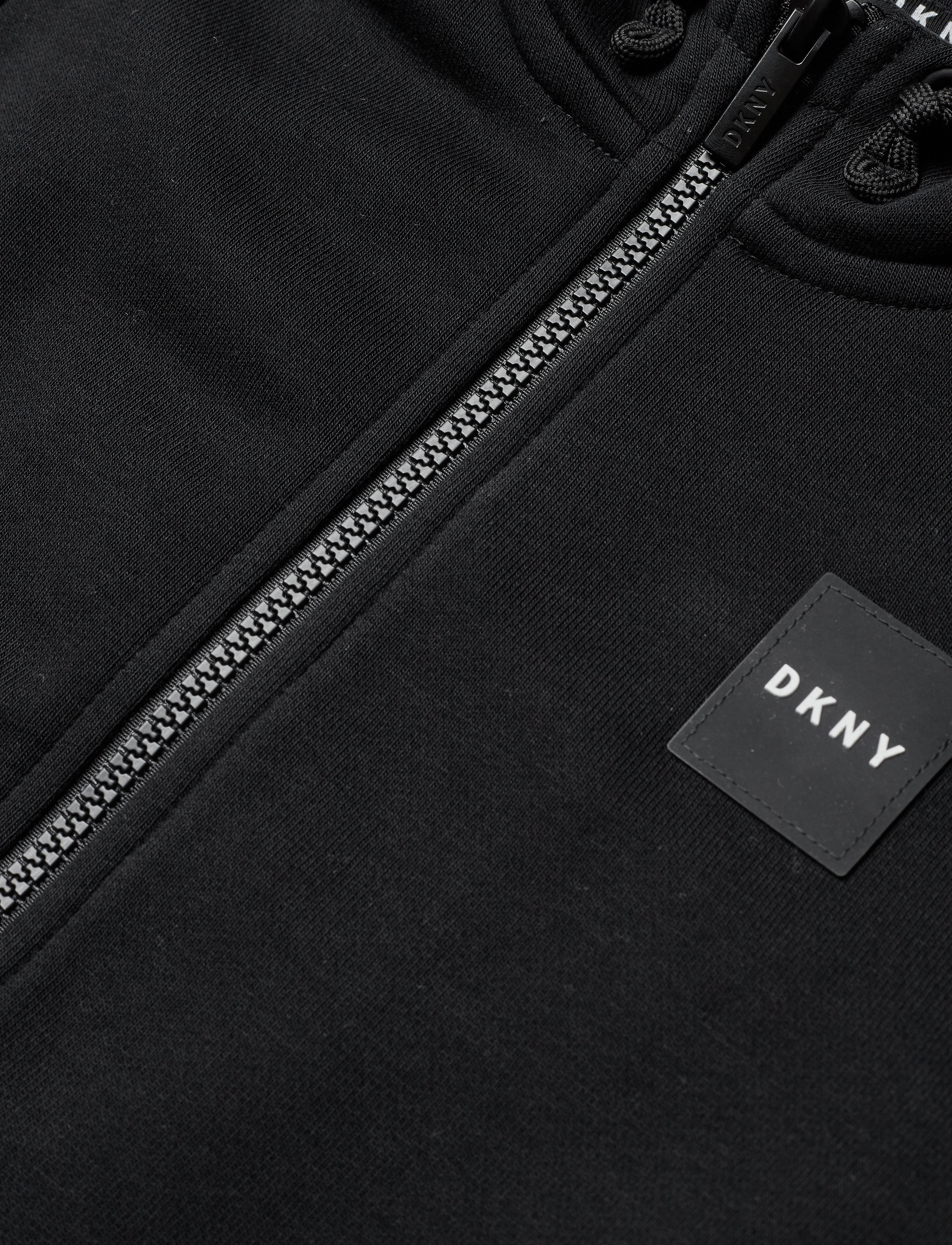 DKNY kids - HOODED CARDIGAN - black - 2