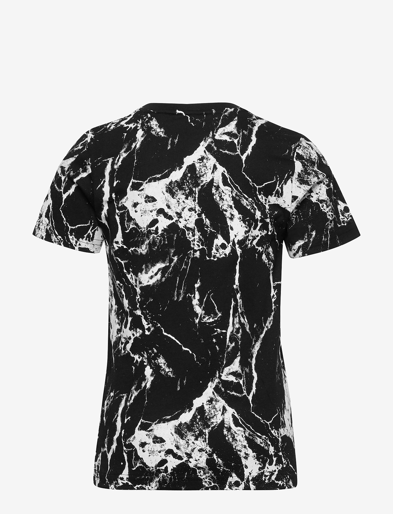 DKNY kids - SHORT SLEEVES TEE-SHIRT - black  white - 1