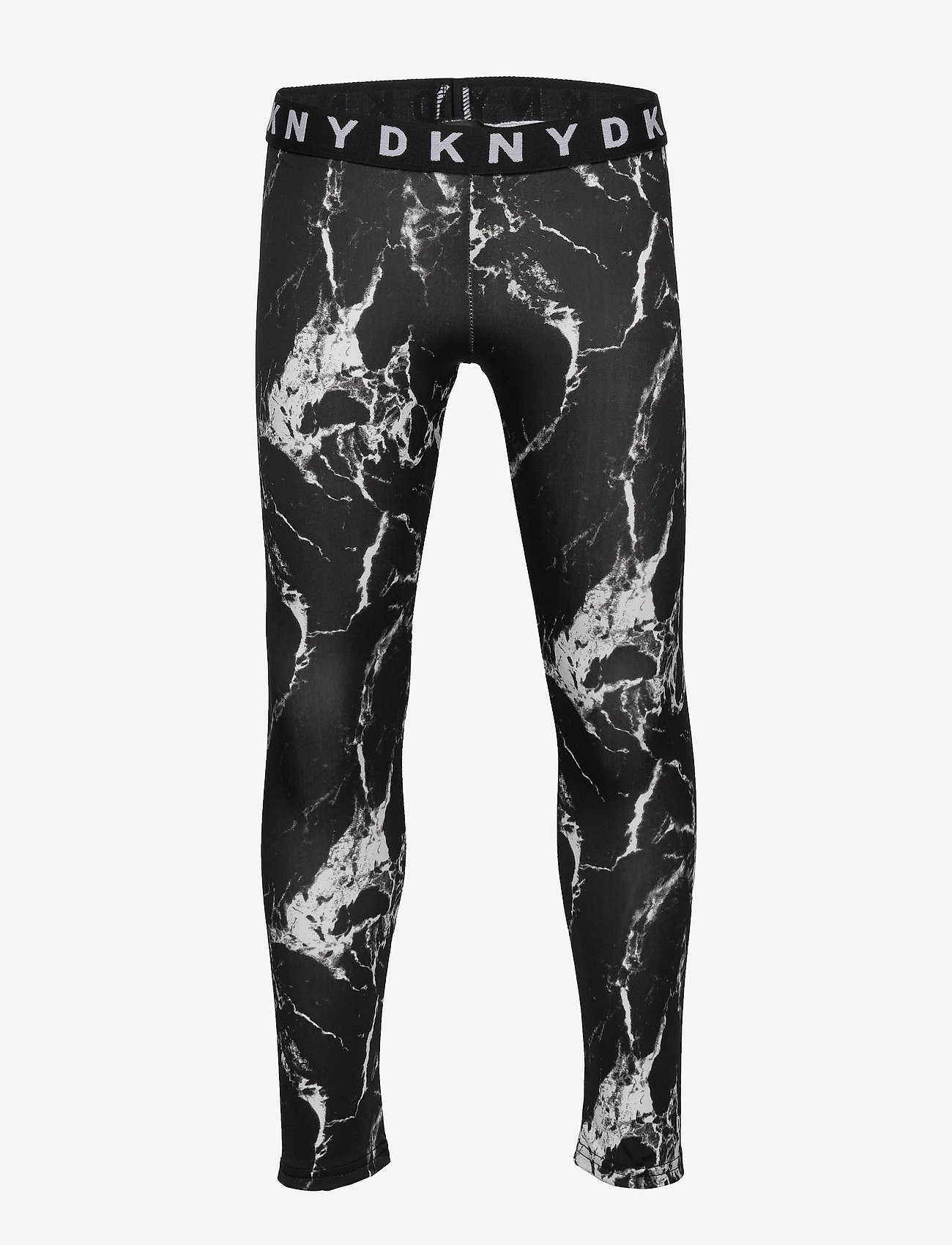 DKNY kids - LEGGINGS - black  white - 0