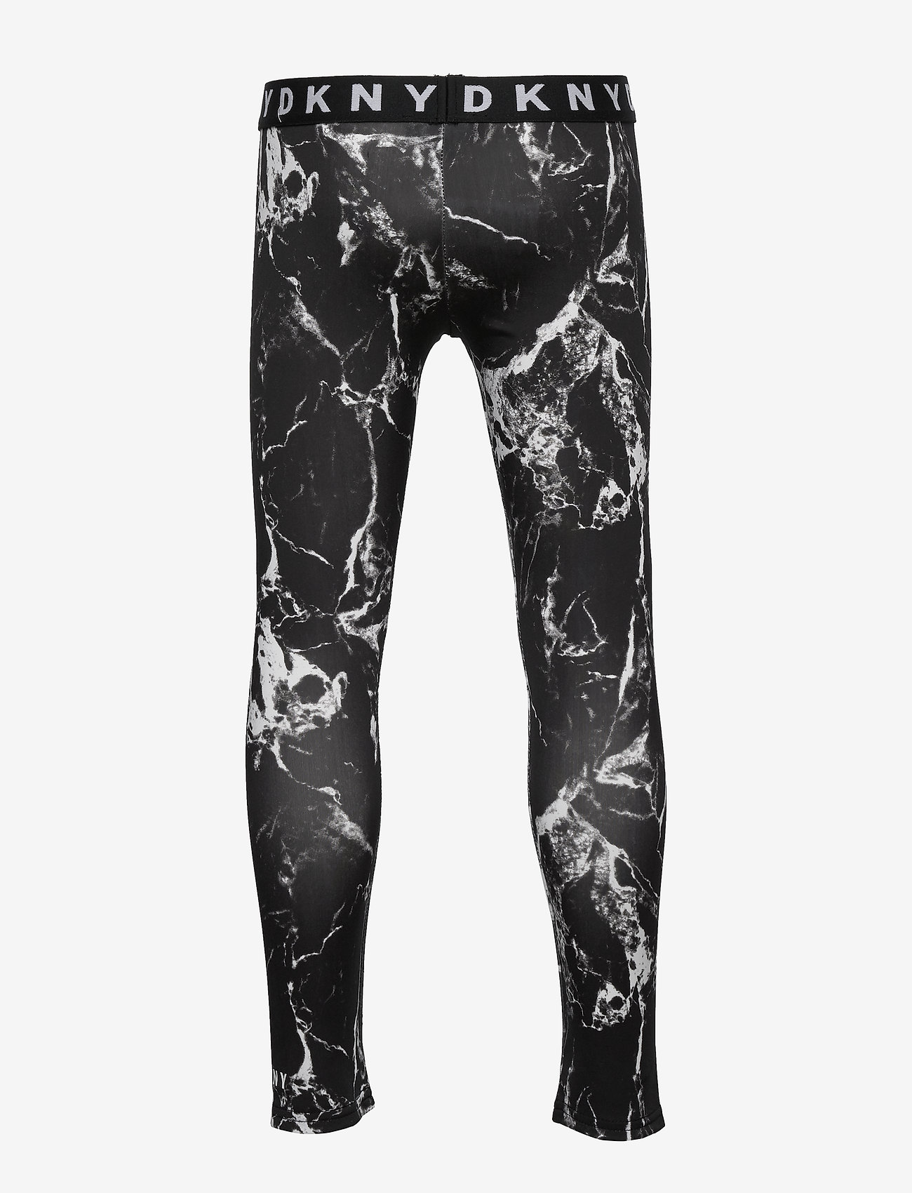 DKNY kids - LEGGINGS - black  white - 1