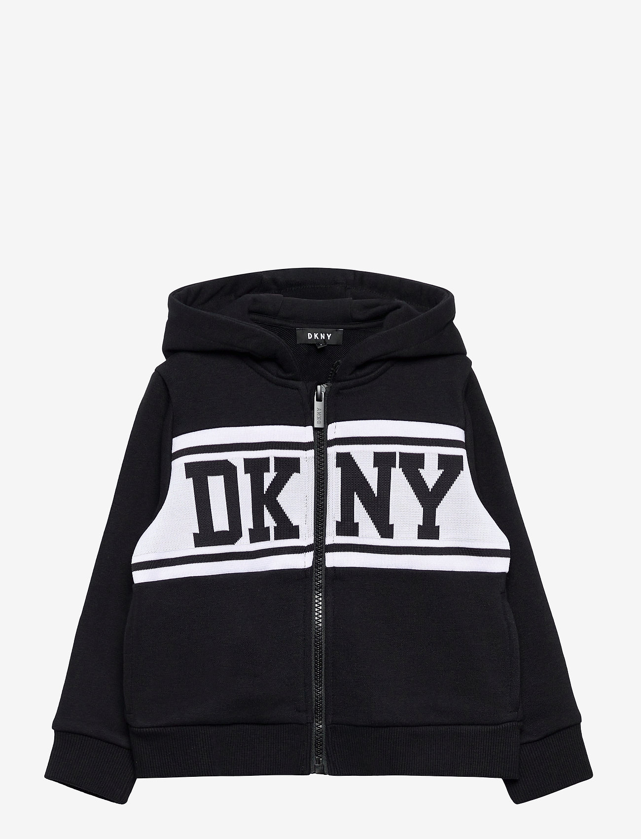 DKNY kids - HOODED CARDIGAN - black - 0