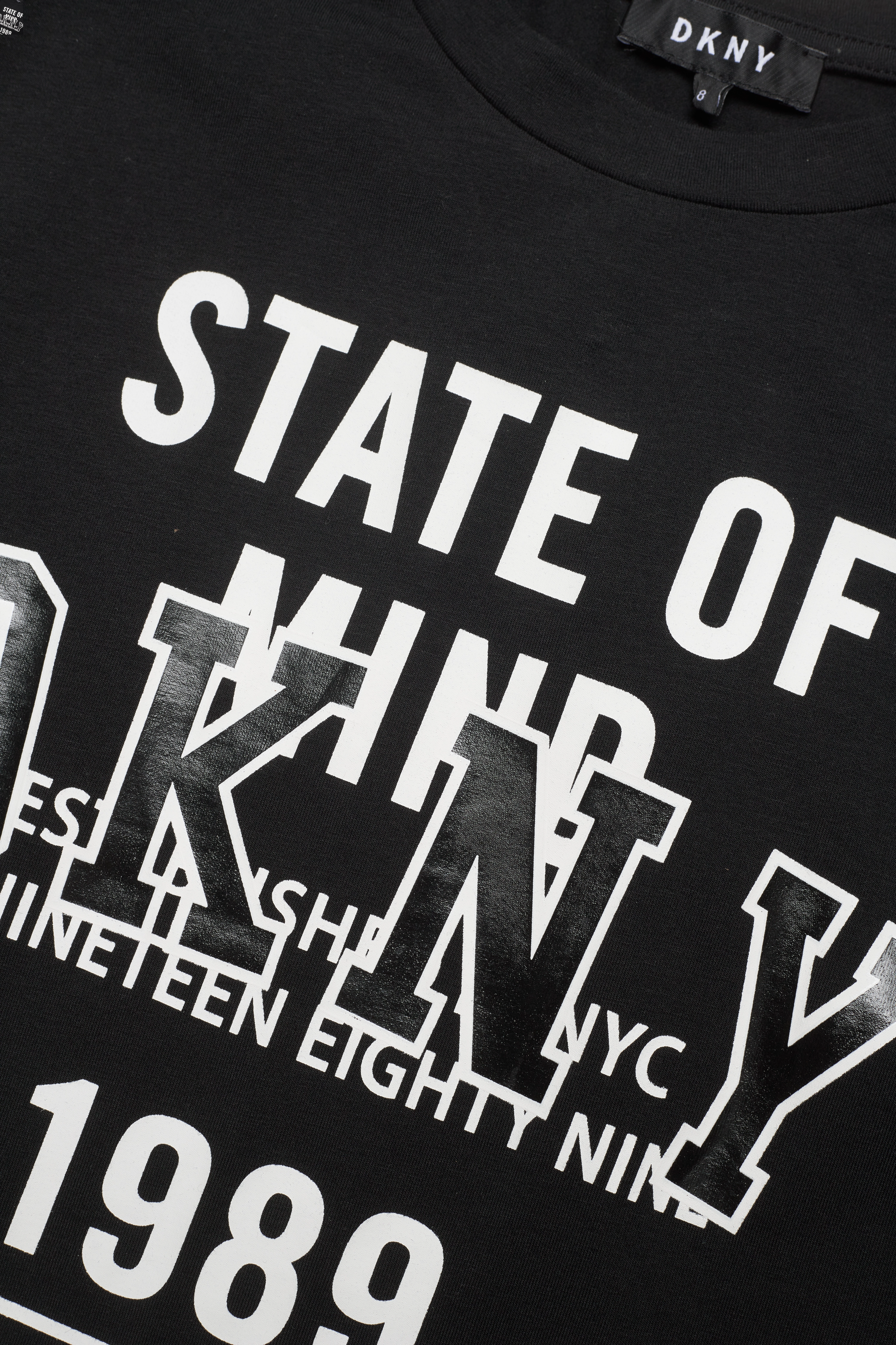 DKNY kids - SHORT SLEEVES TEE-SHIRT - black - 2