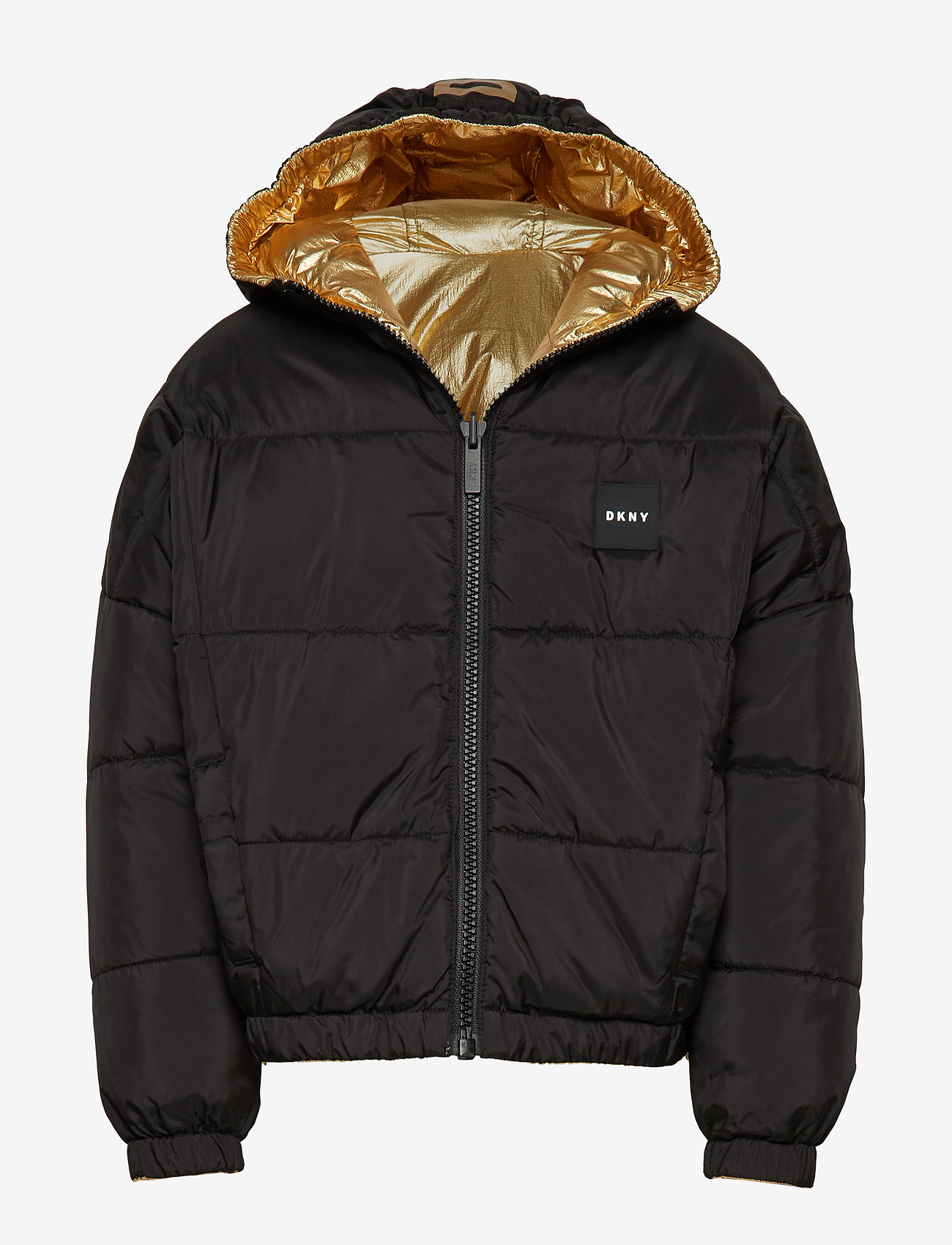 DKNY kids - REVERSIBLE PUFFER JACKET - straw yellow - 0