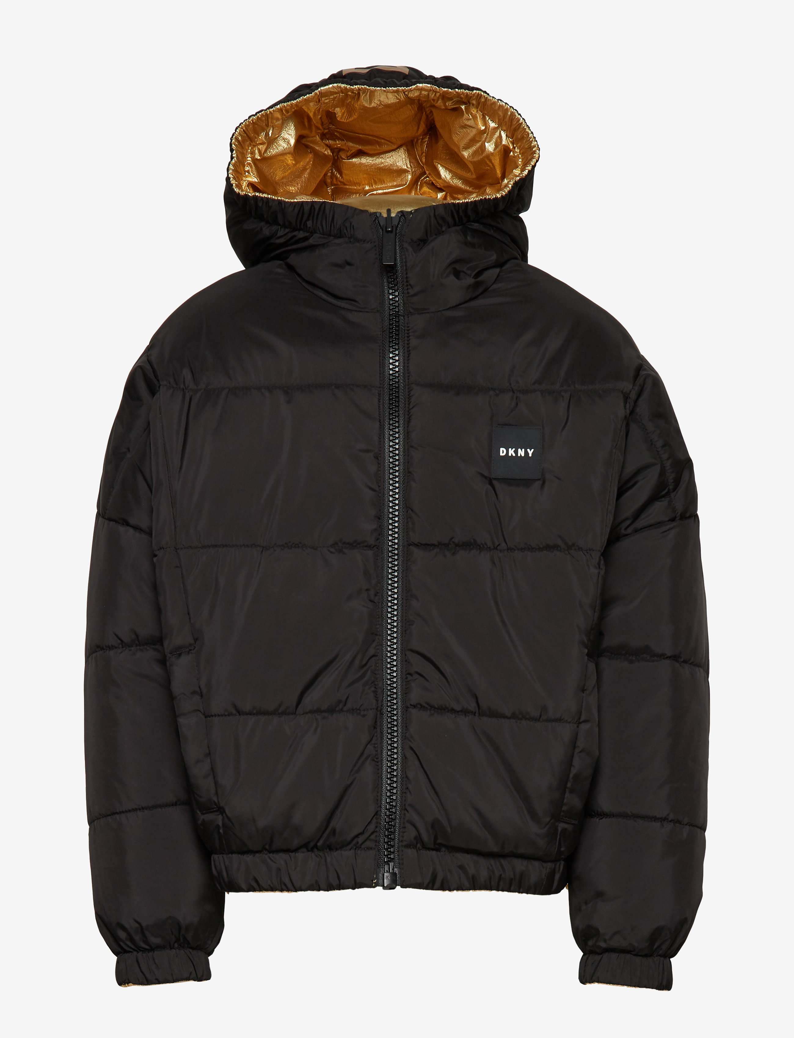 DKNY kids - REVERSIBLE PUFFER JACKET - straw yellow - 1