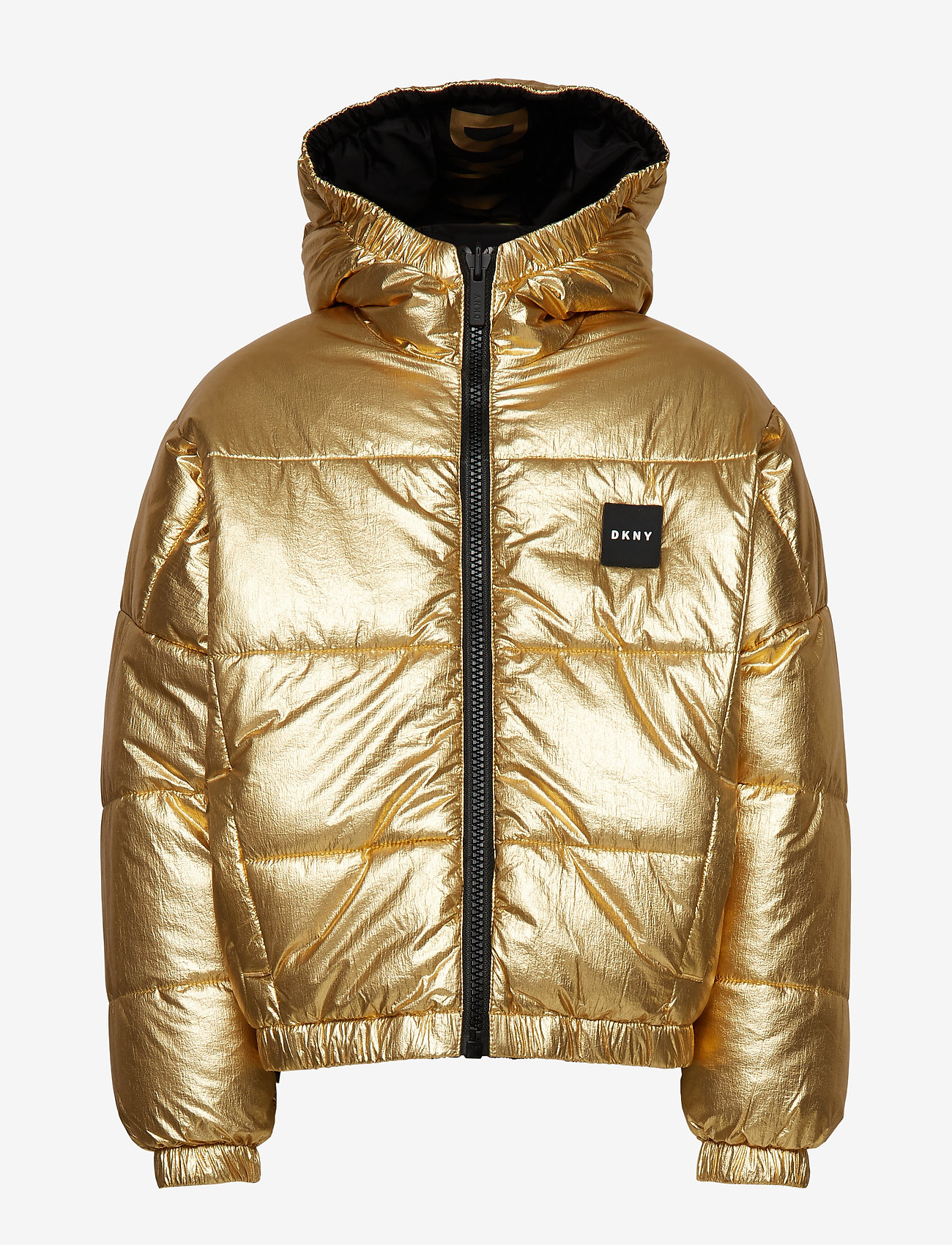 DKNY kids - REVERSIBLE PUFFER JACKET - straw yellow - 3