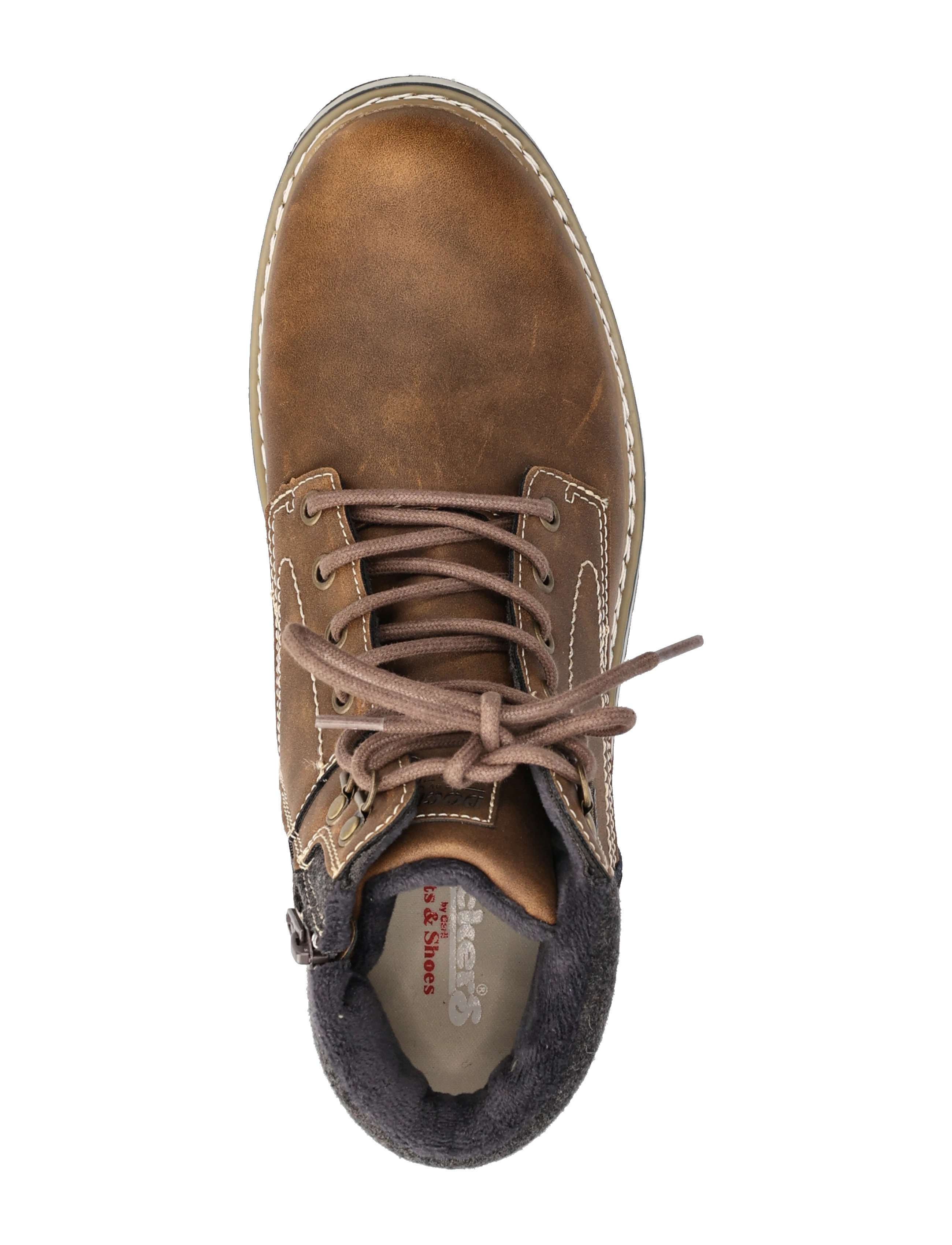 Dockers by Gerli - 47BY801-CASUAL MEN BOOT - cafe - 3