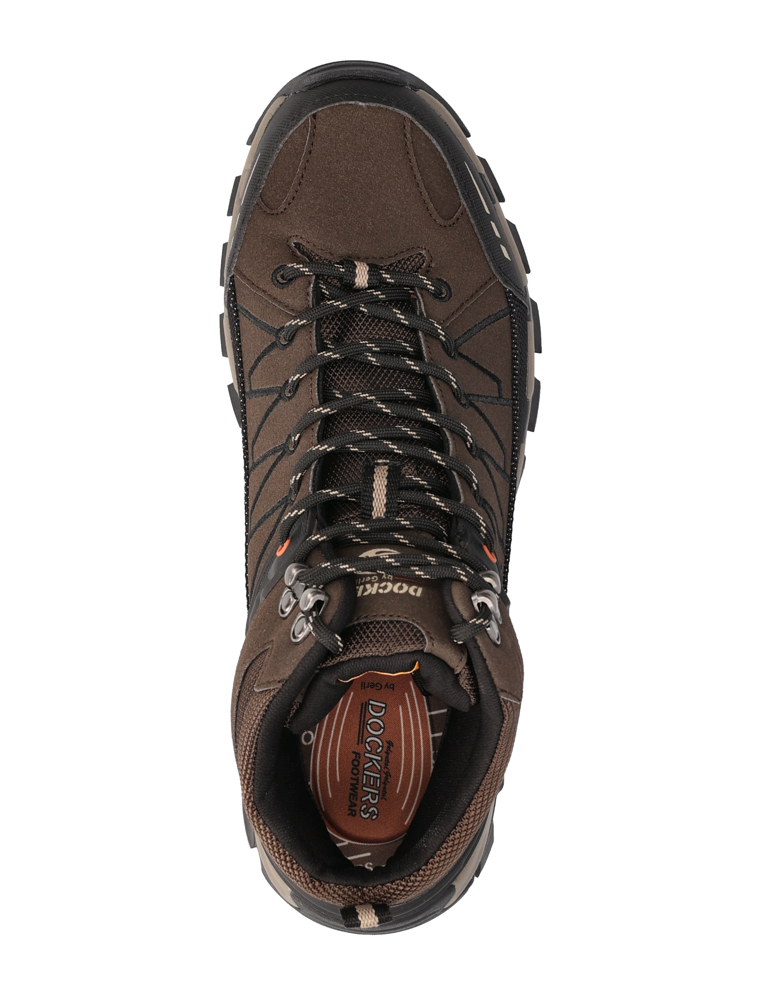 Dockers by Gerli - 47BZ002-CASUAL MEN SNEAKER HIGH - schoko/schwarz - 3