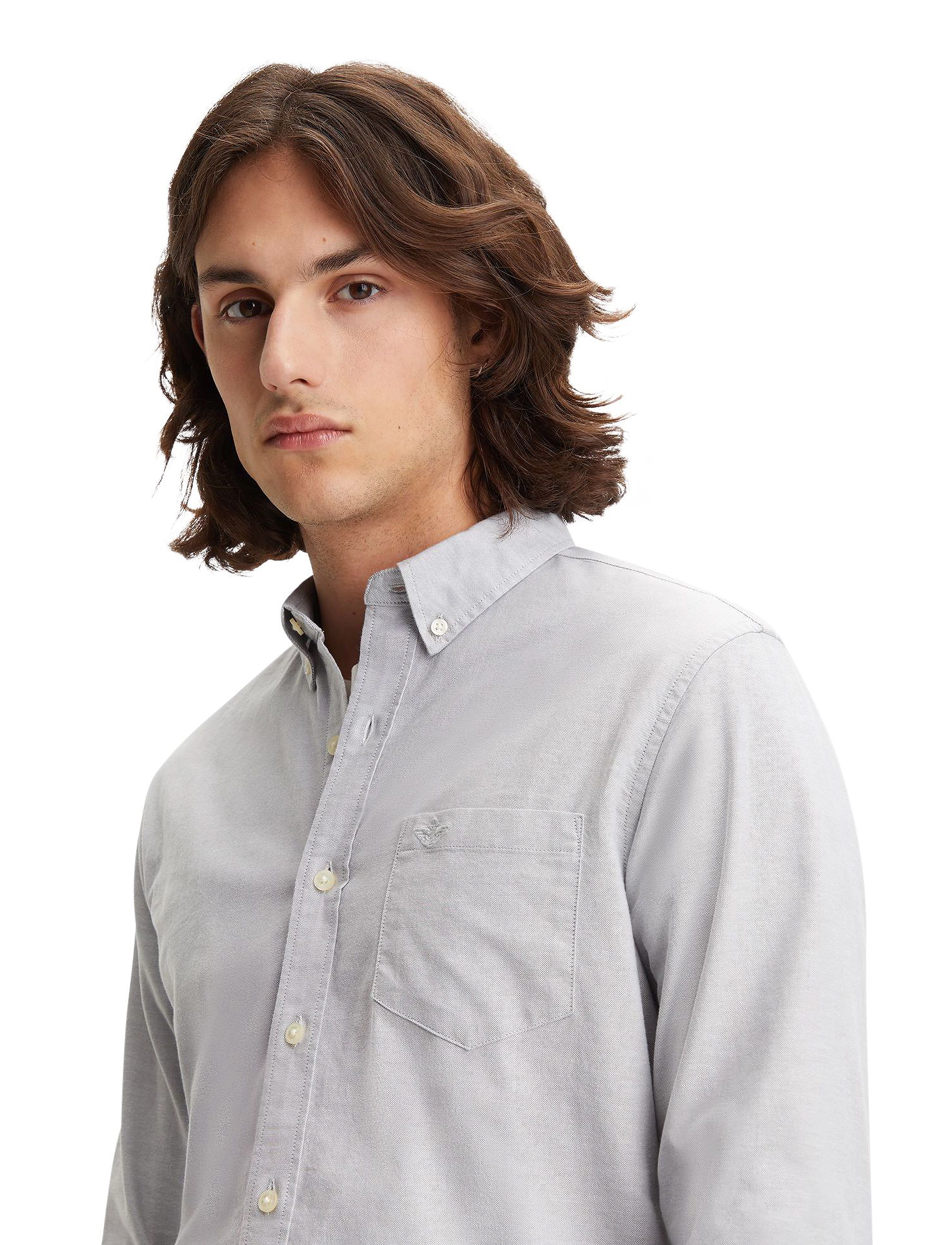 Dockers - T2 OXFORD OXFORD - oxford skjorter - greys - 4