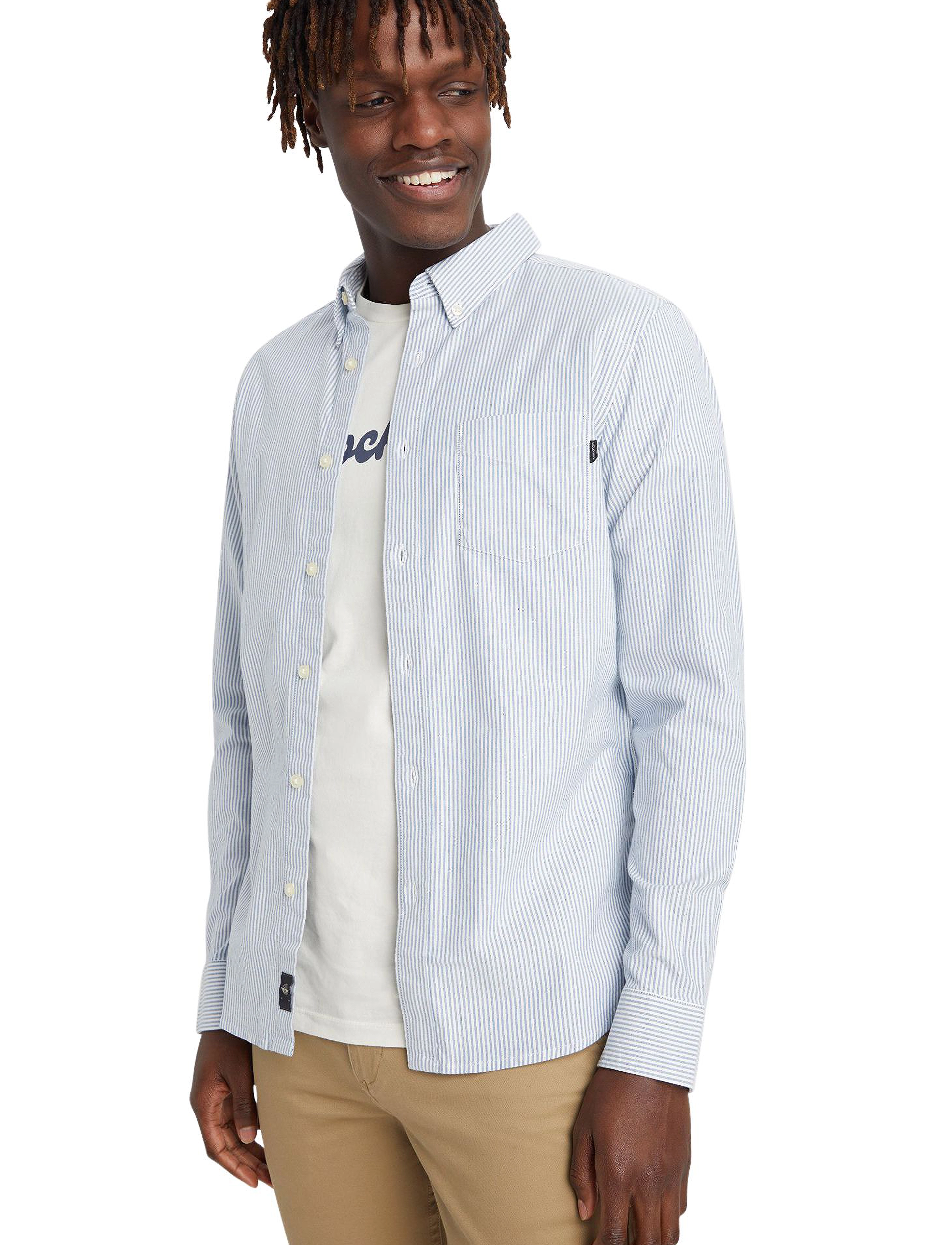 Dockers - T2 OXFORD BENGAL - oxford shirts - blues - 4