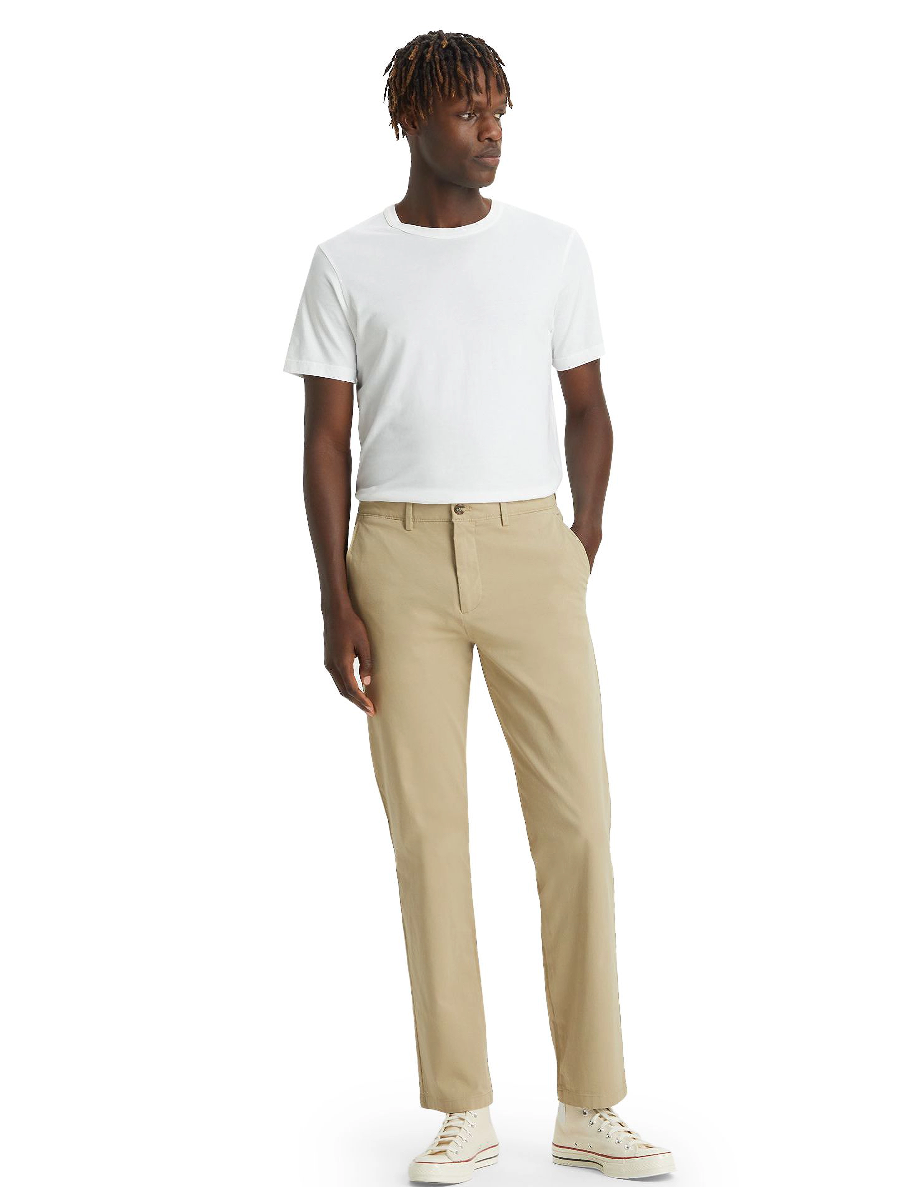 Dockers Motion Chino Slim, 28 x 32, Trousers, Beige - Casual, Männerswear