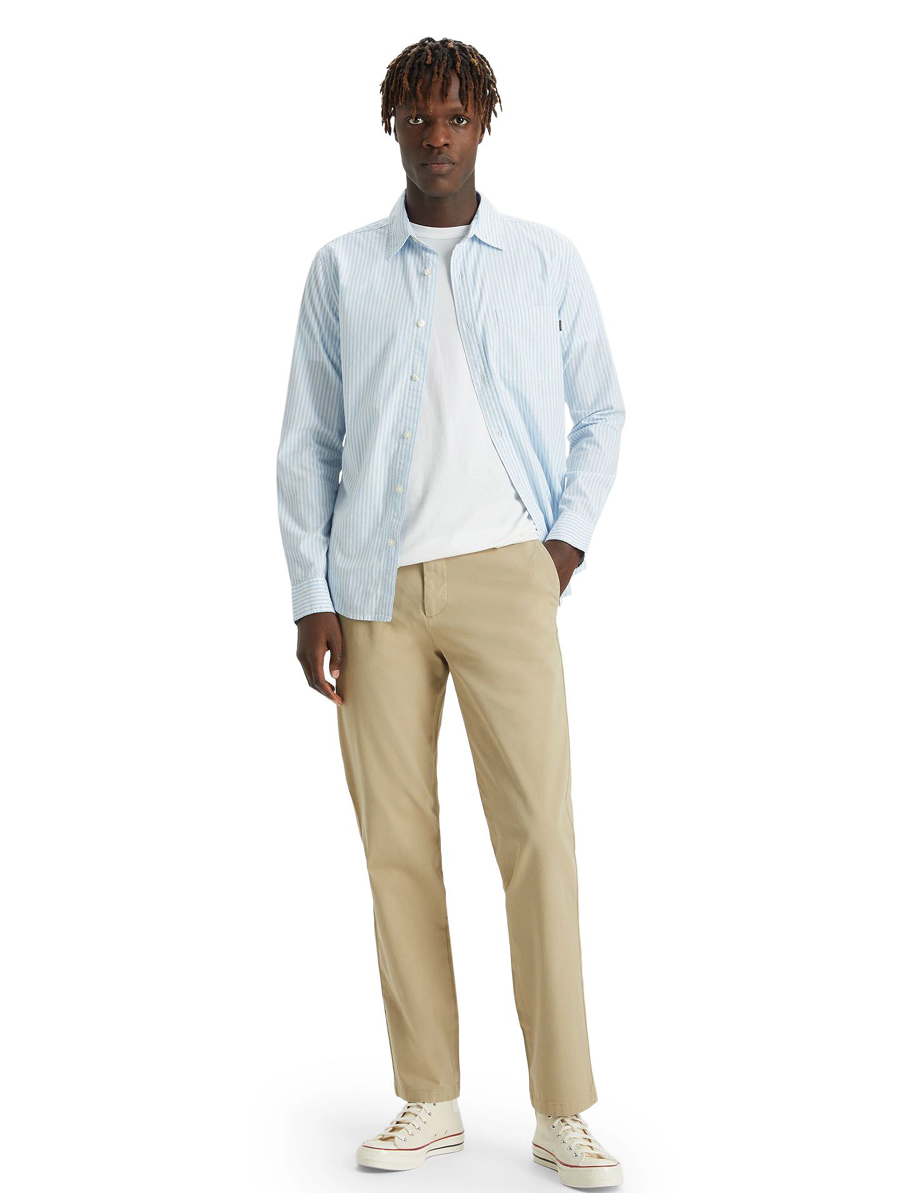 Dockers - MOTION CHINO SLIM - casual bukser - neutrals - 4