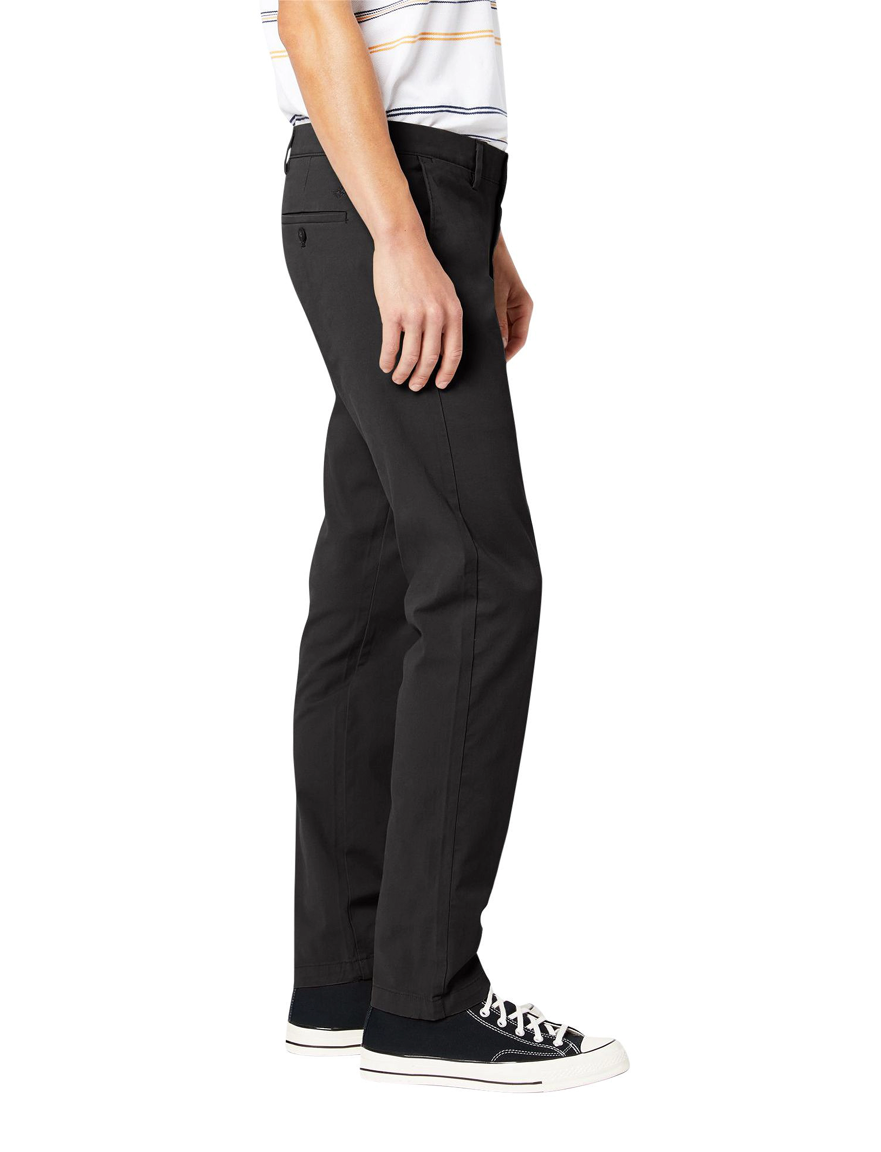 Dockers - MOTION CHINO SLIM - casual byxor - blacks - 5