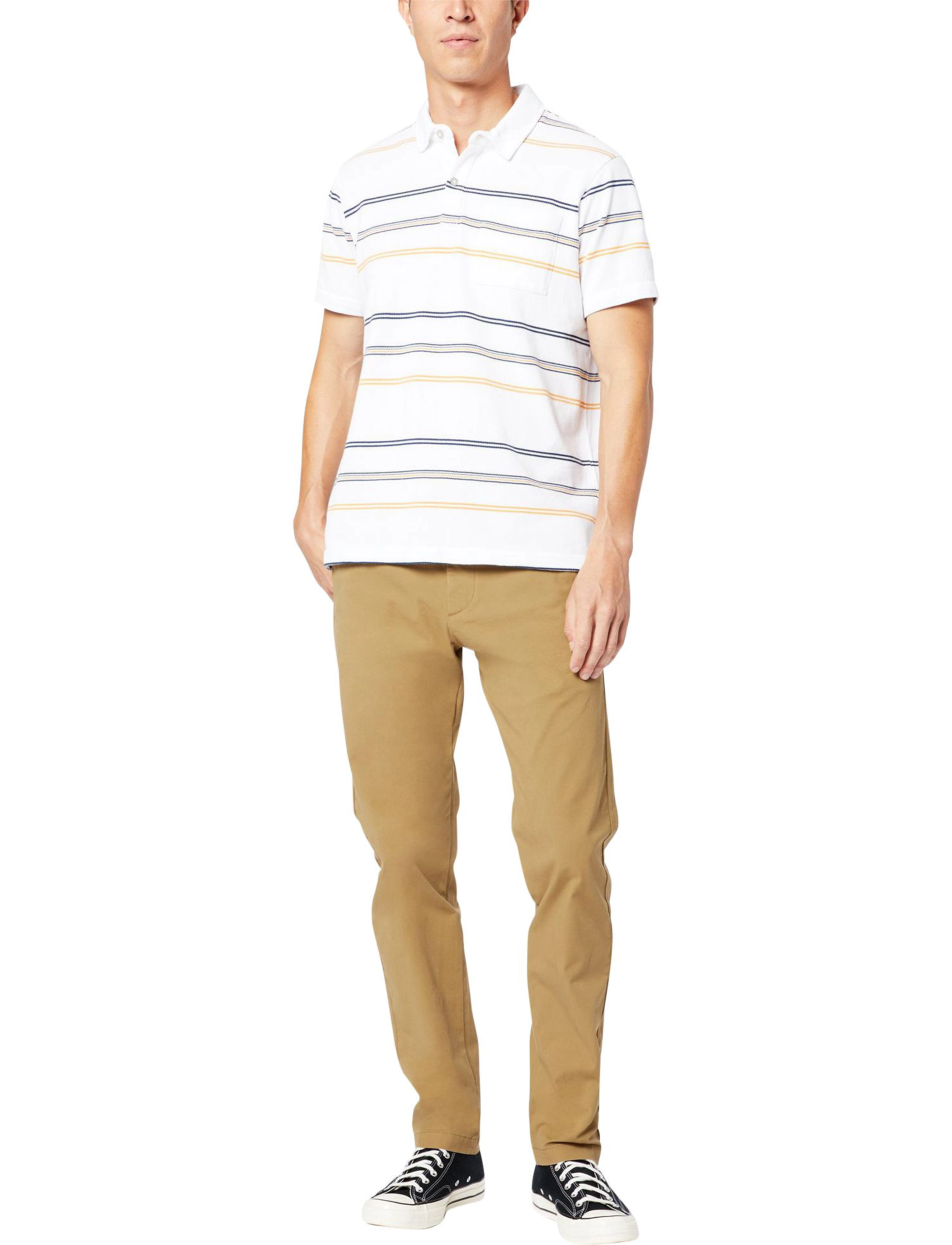 Dockers Motion Chino Slim, Mænd, Slim Fit Chinos, Beige, Str: 30 x 32