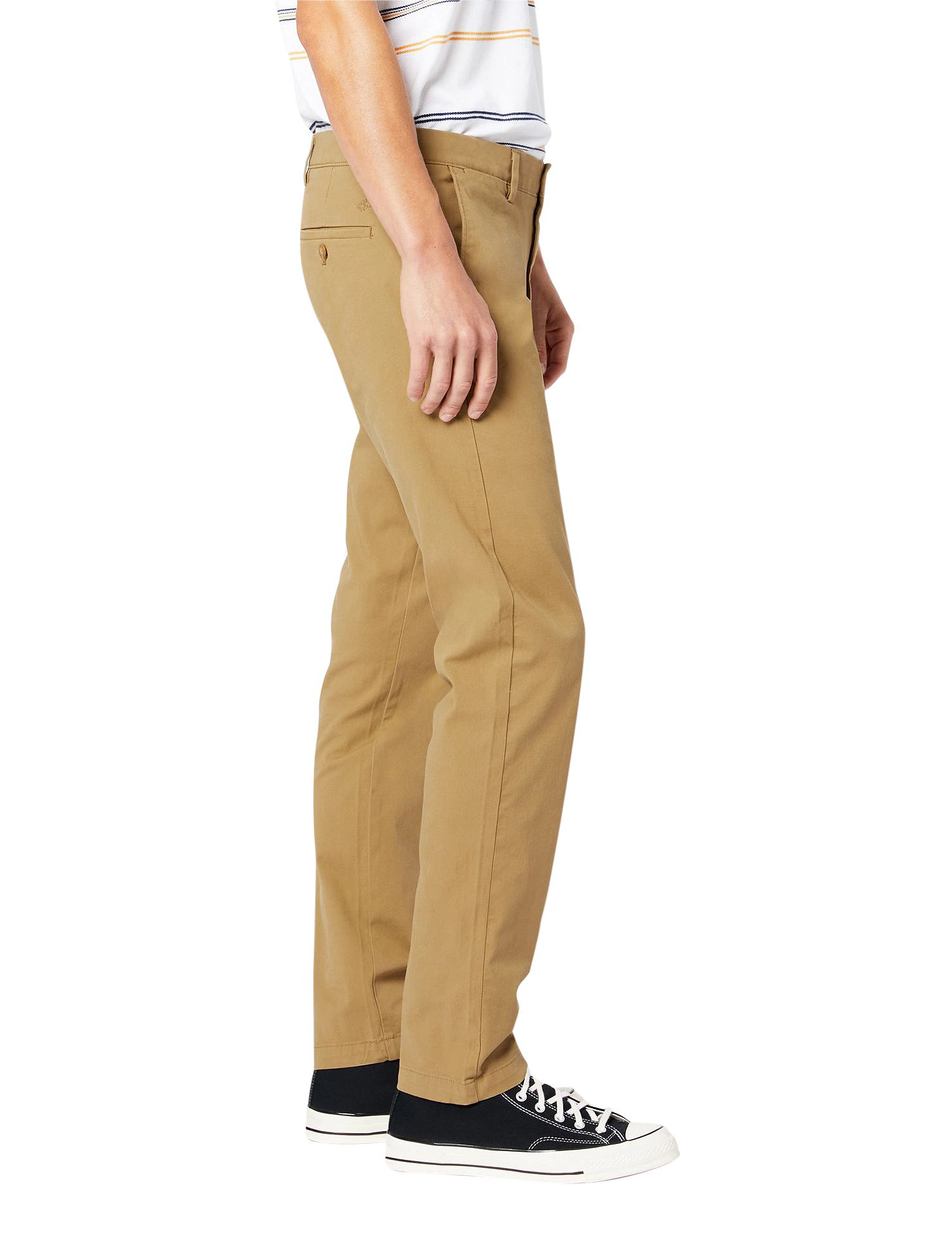 Dockers - MOTION CHINO SLIM - ikdienas bikses - ermine - 4
