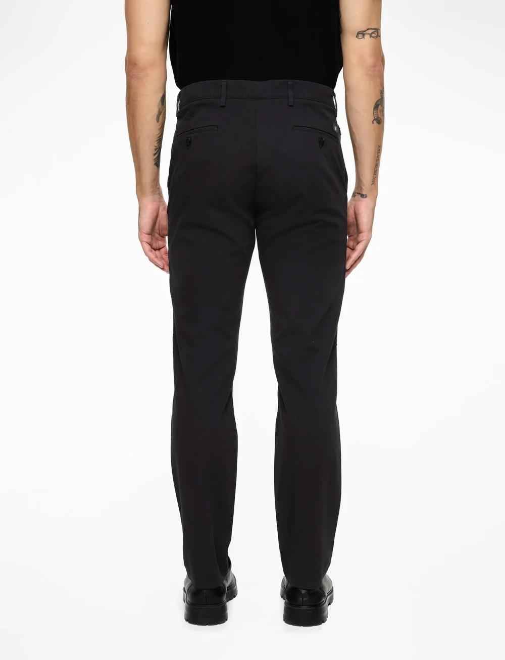 Dockers - MOTION CHINO TAPER - kostiuminės kelnės - blacks - 4