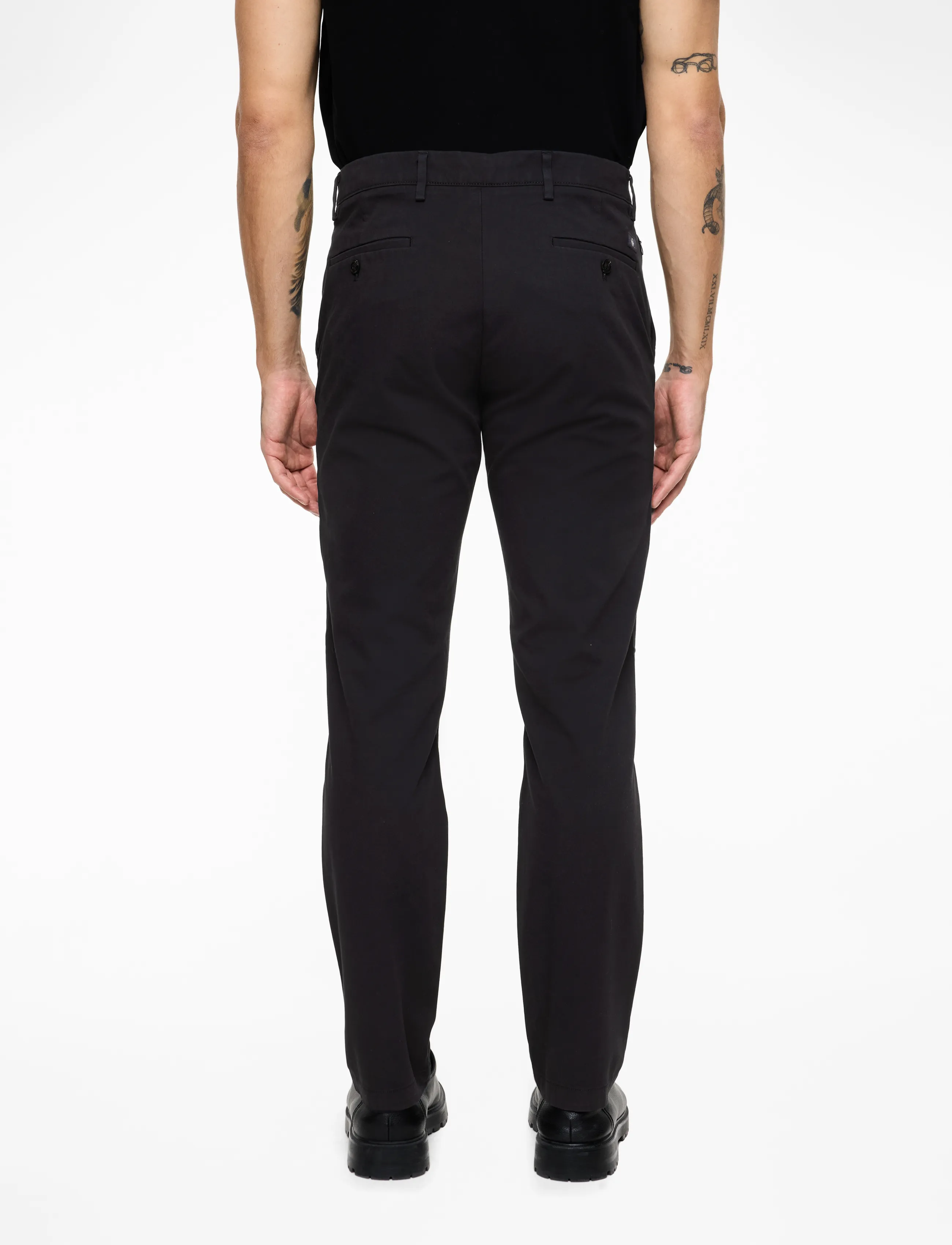 Dockers - MOTION CHINO TAPER - kostymbyxor - blacks - 4