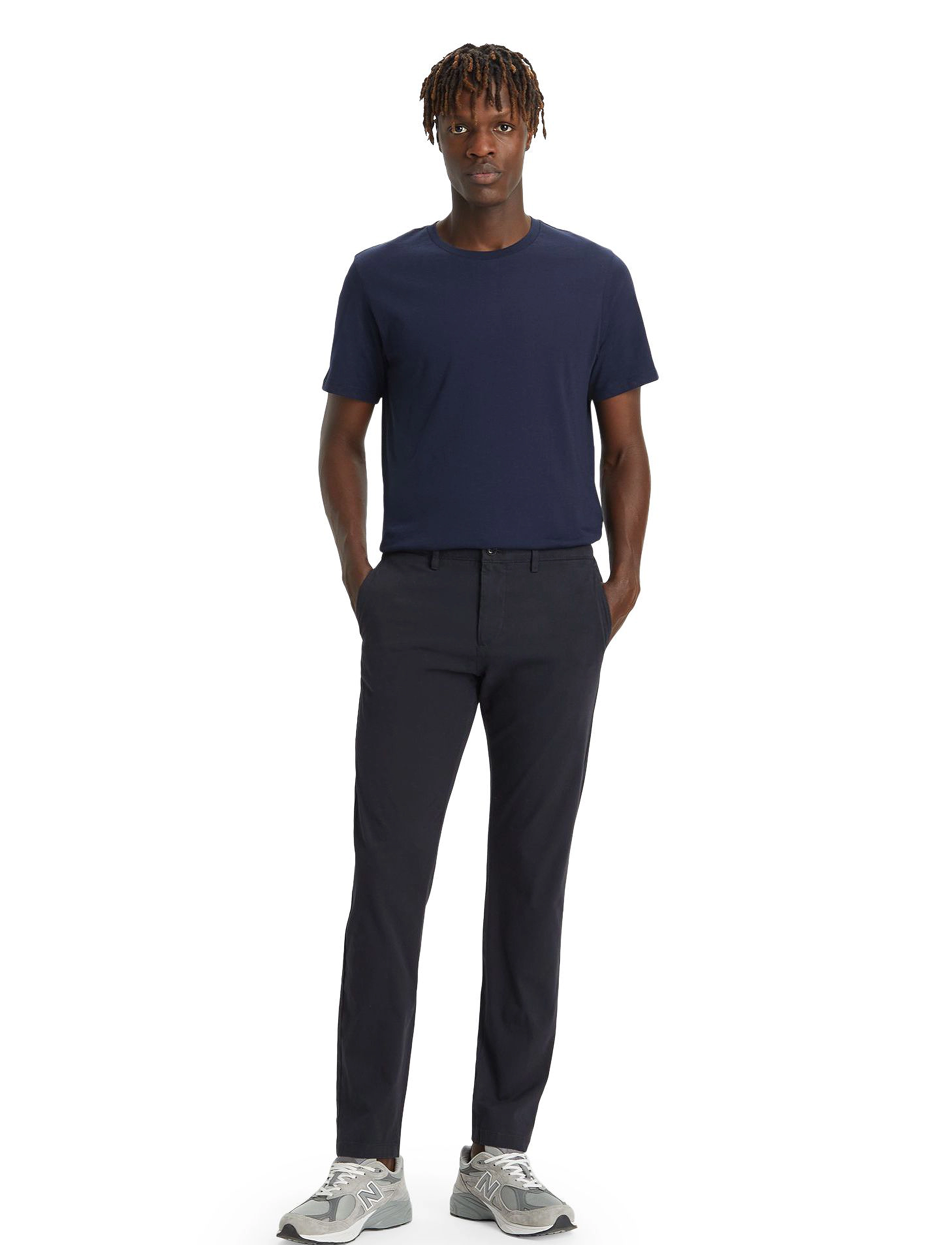 Dockers Motion Chino Taper, 30 x 34, Trousers, Marineblau - Chinos, Männerswear